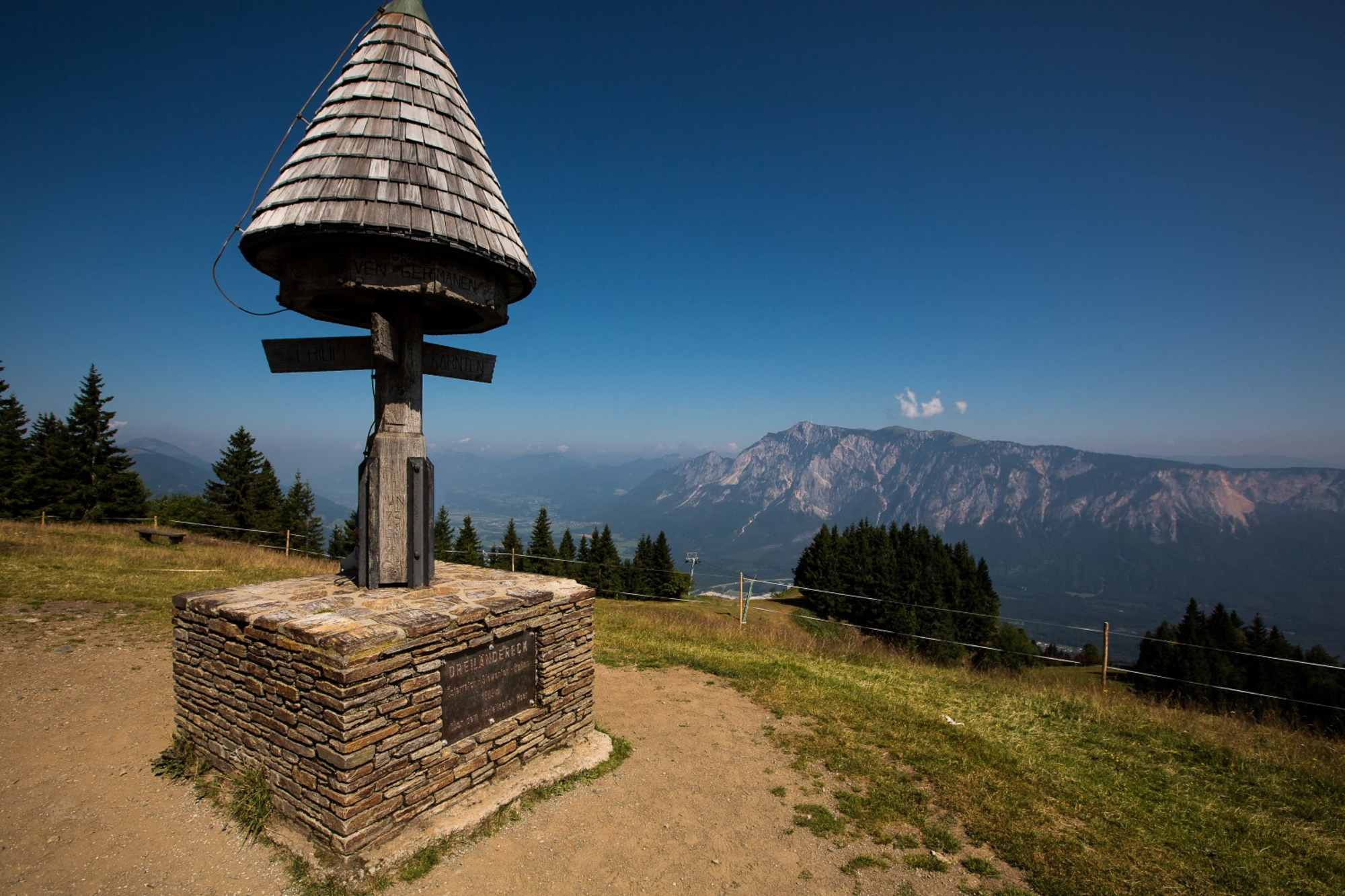 Am Dreiländereck Slowenien, Italien, Österreich