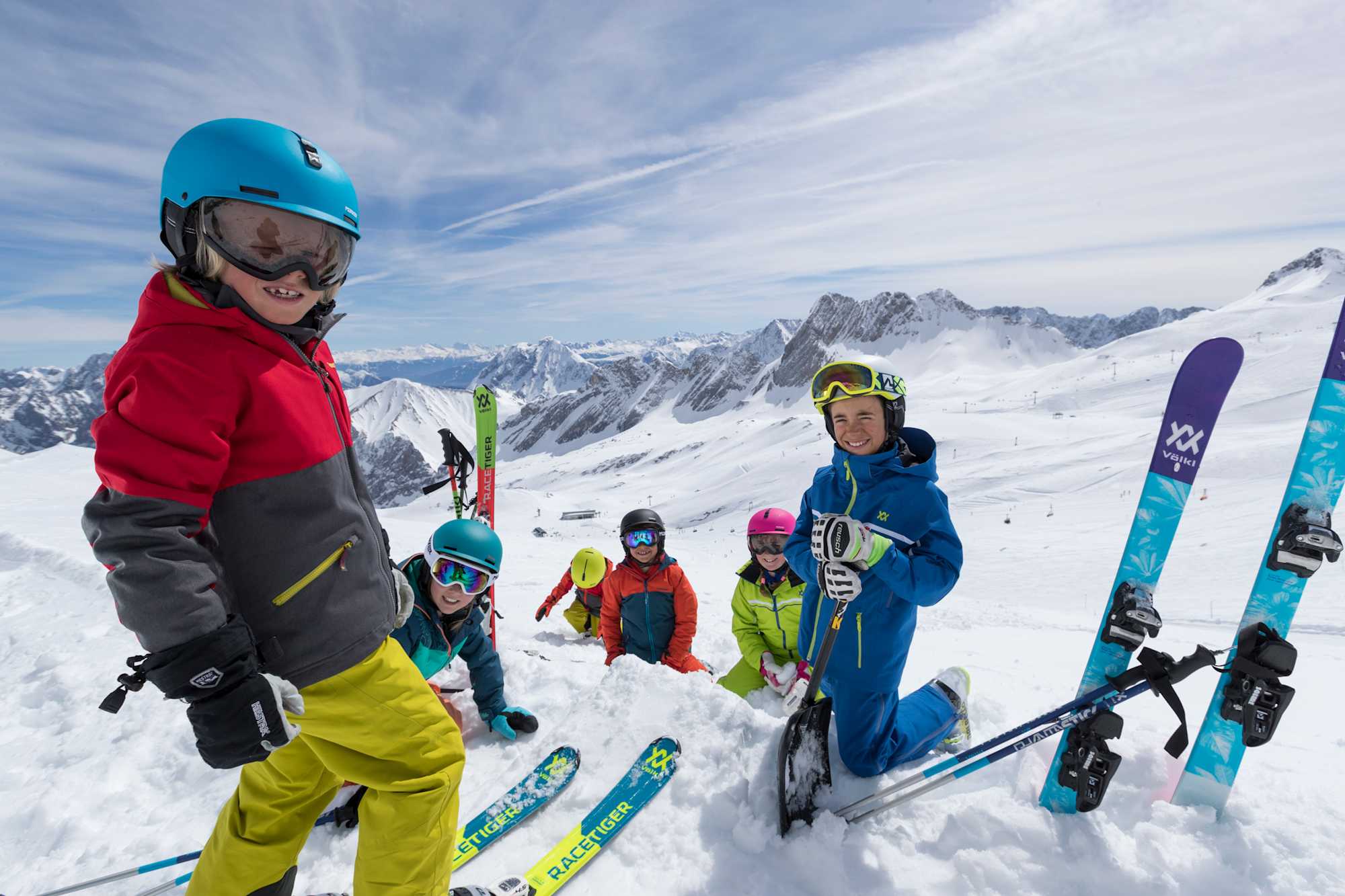 Skitag mit Kindern