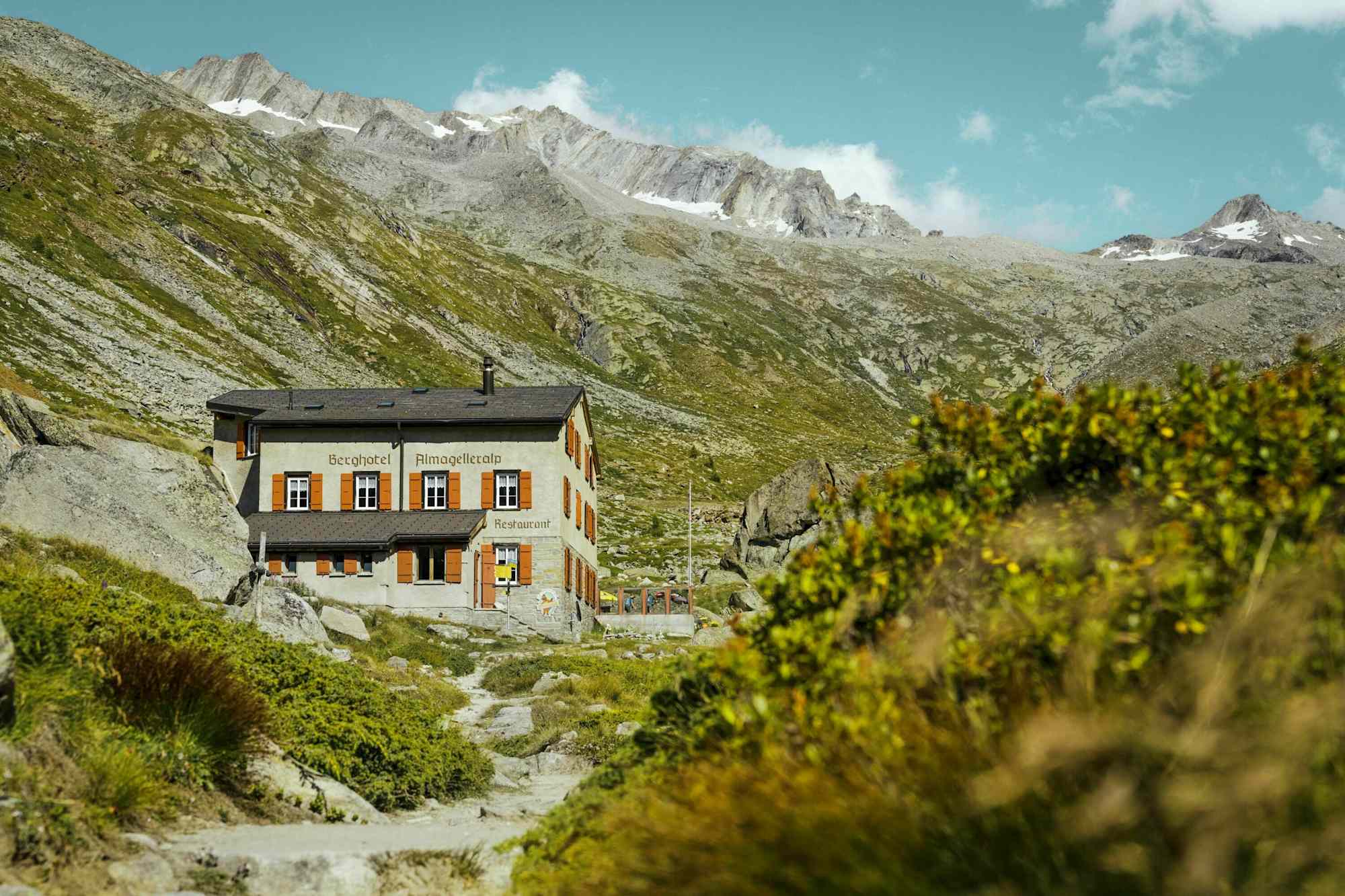 Die Almagelleralp ist für ihre gute Küche weithin bekannt.