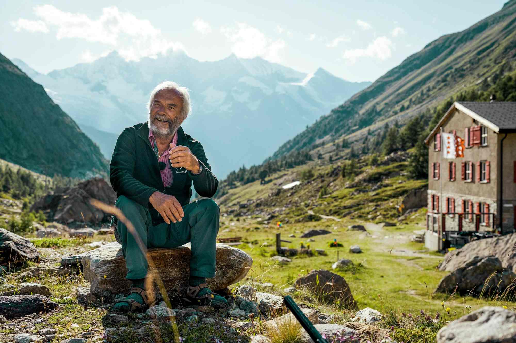 Die Almagelleralp in den Walliser Alpen
