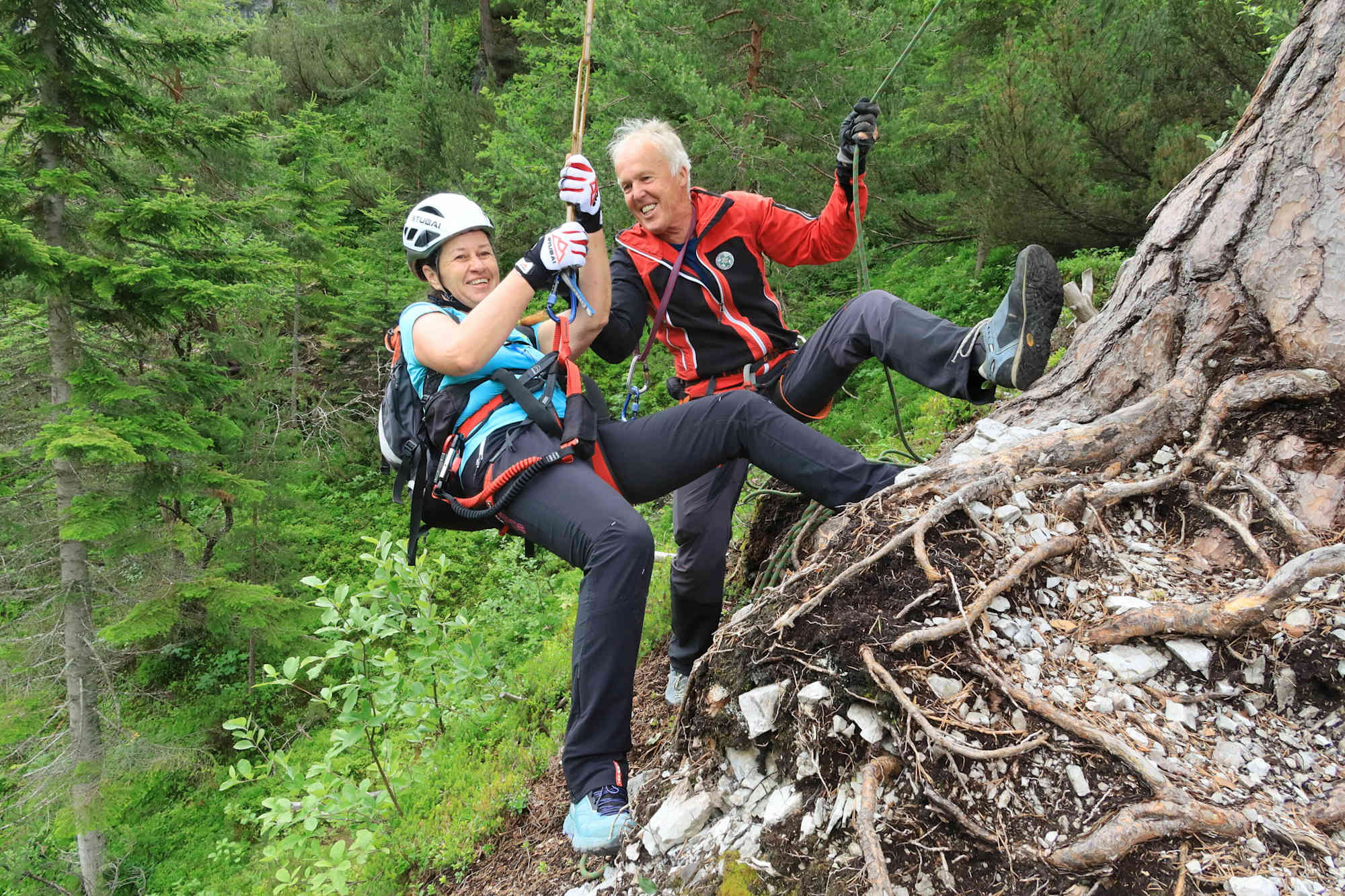 Erkunde ein Wochenende lang, unter der Anleitung der Ramsauer Bergführer, die schönsten Klettersteige in der Region