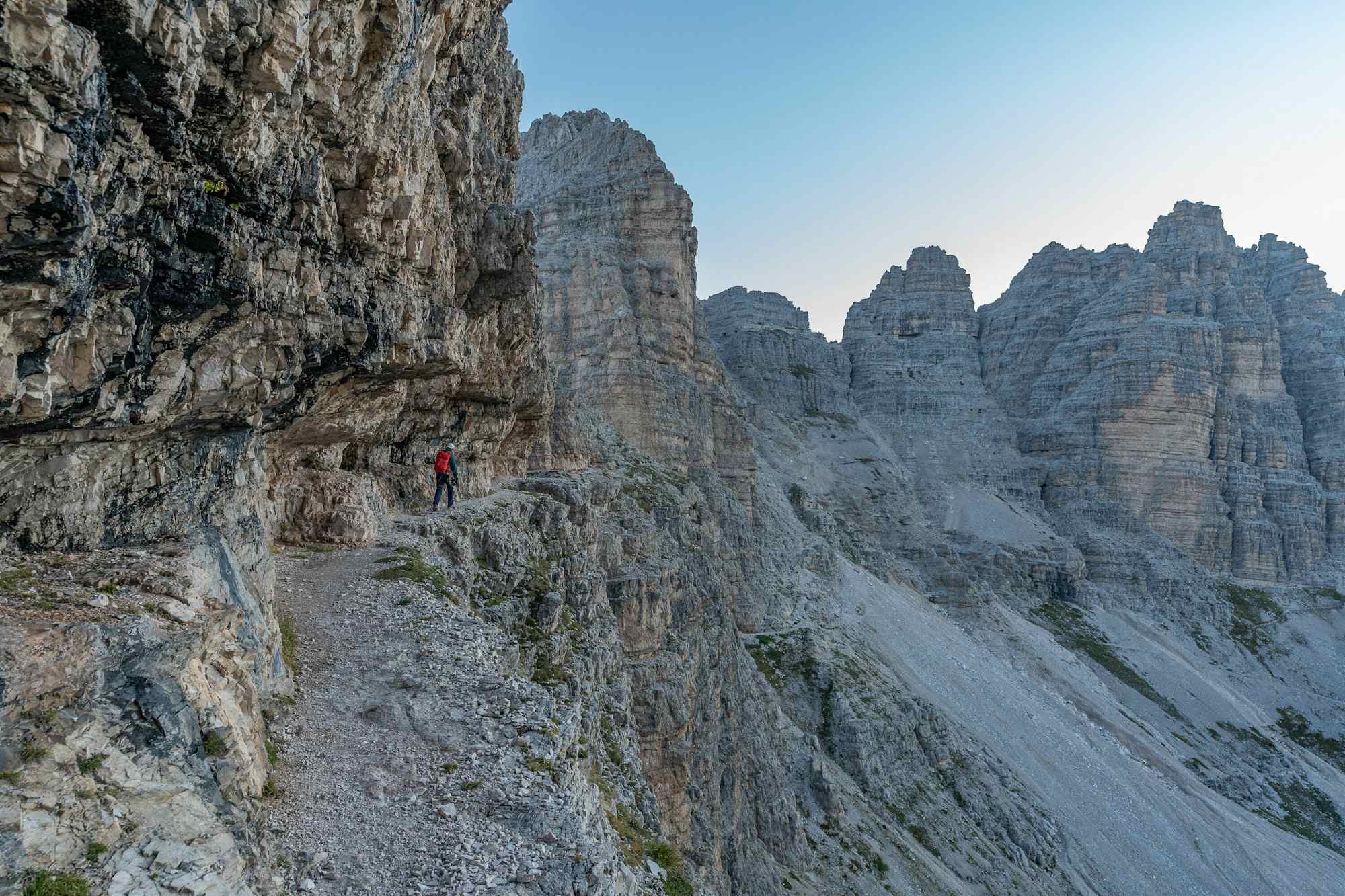 Bergsteiger am Passportensteig