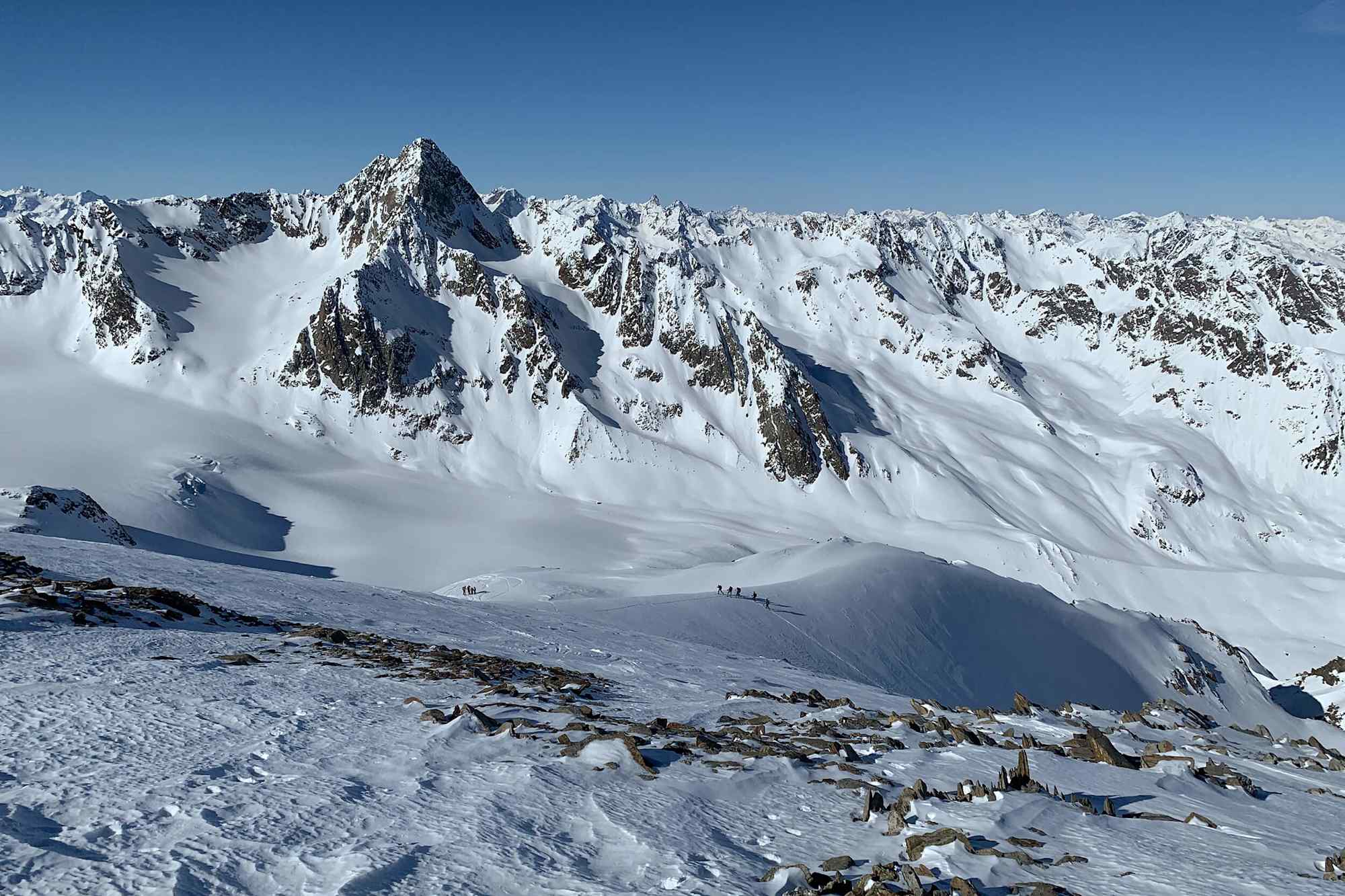 Einzigartiges Panorama mit Blick auf die Wilde Leck