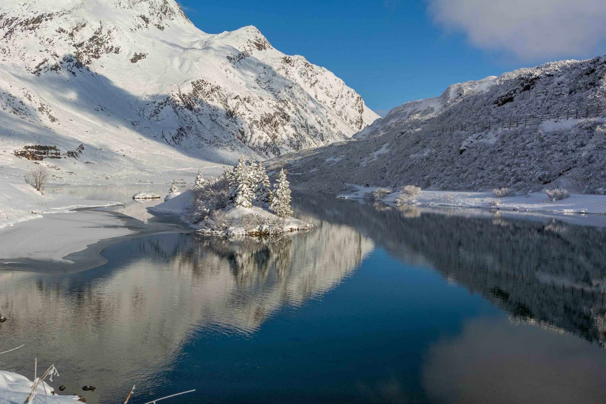 Der idyllische Zeinisstausee