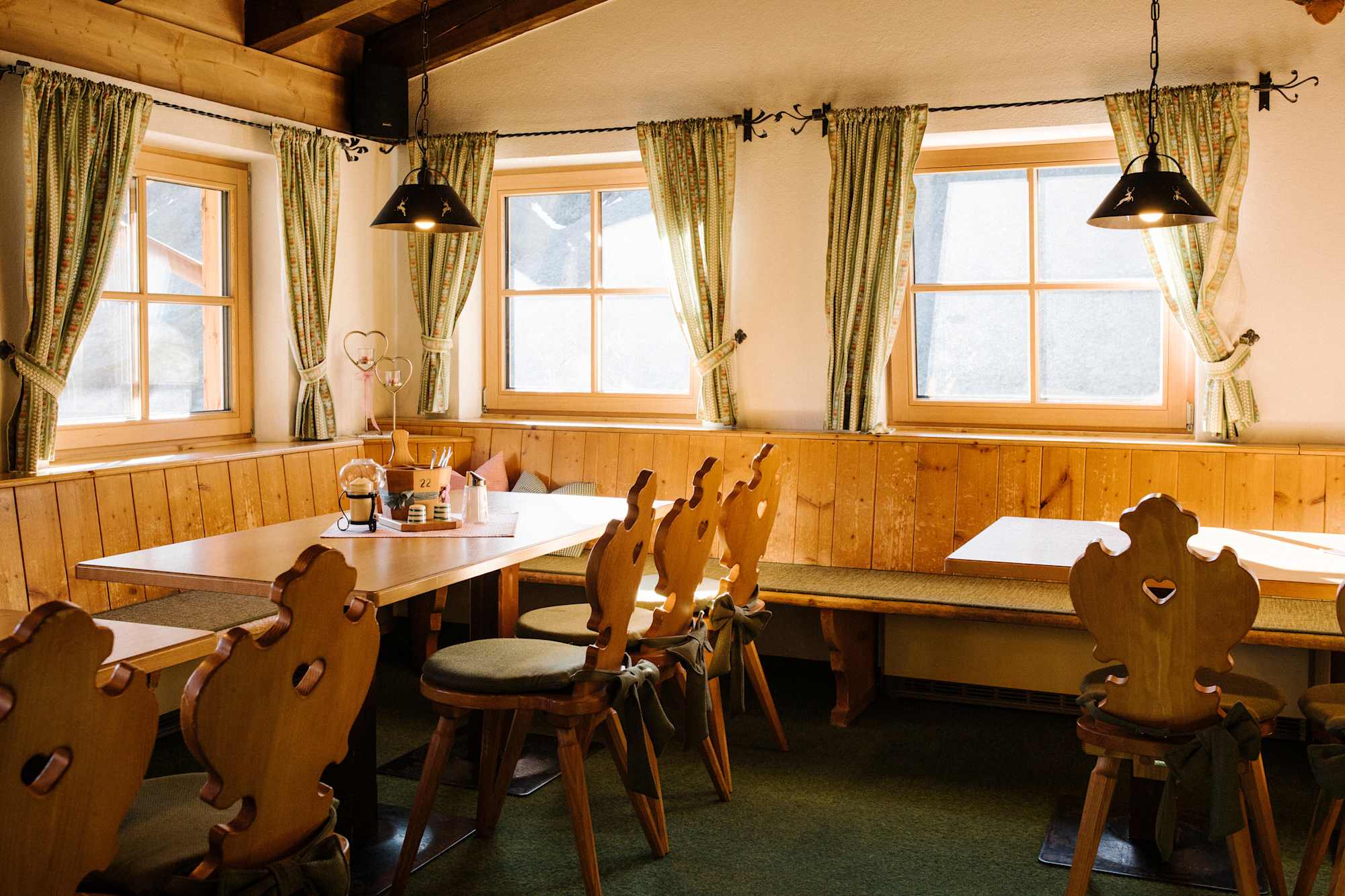 Stube in der Dresdnerhütte
