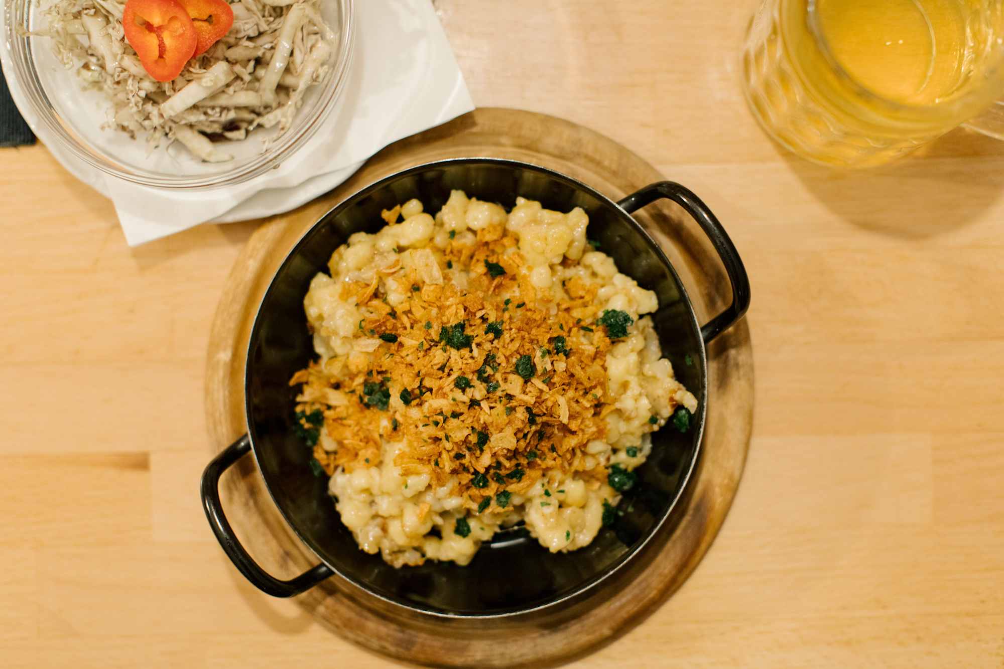 Kässpätzle im Ottokar-Kernstock-Haus