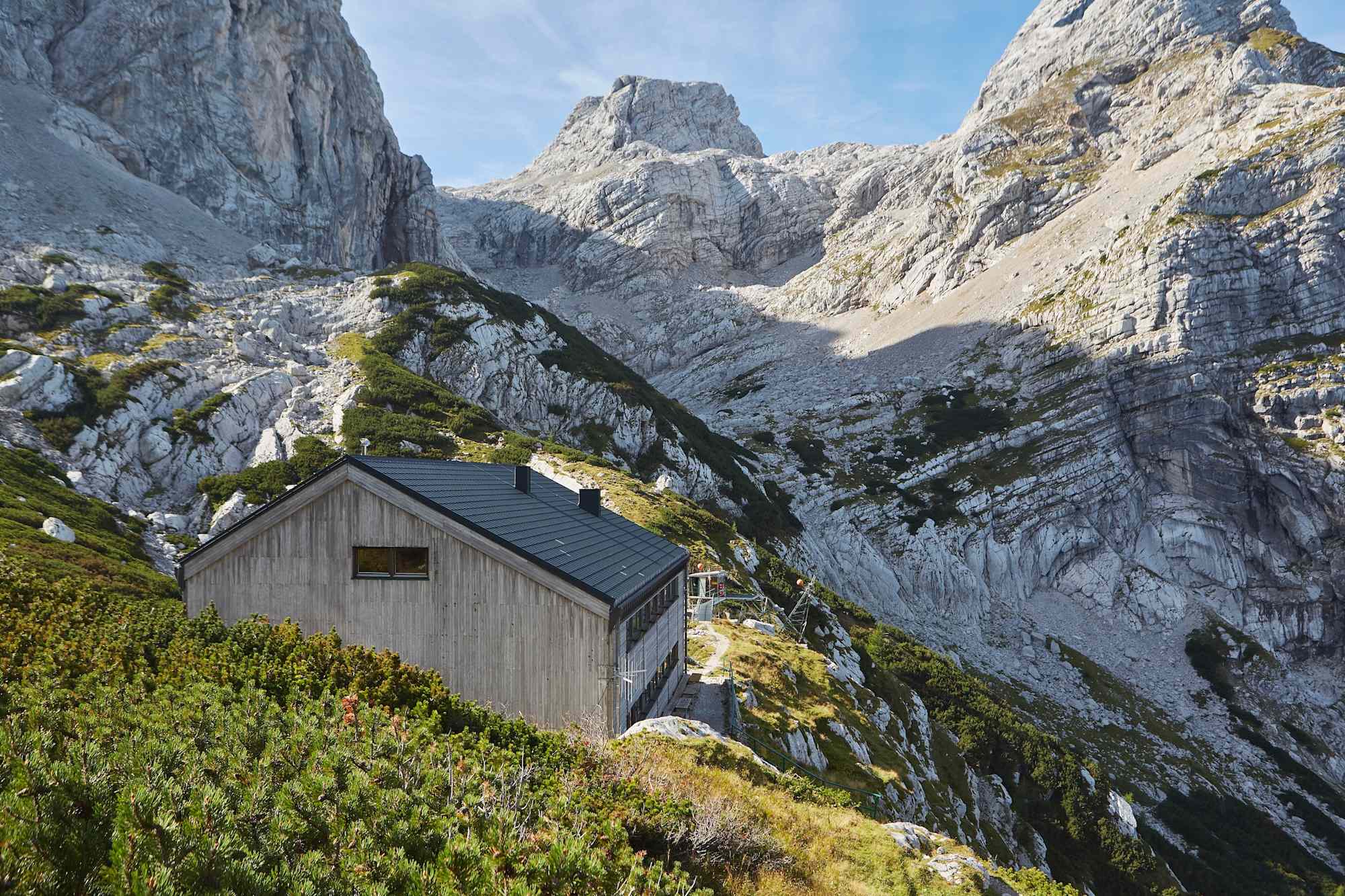 Die Welser Hütte (1.726 m) im Toten Gebirges