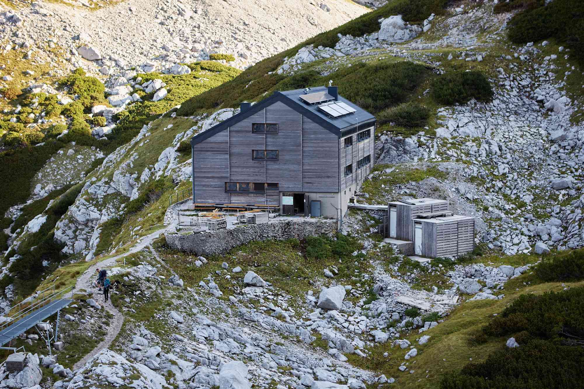 Blick auf die Welser Hütte