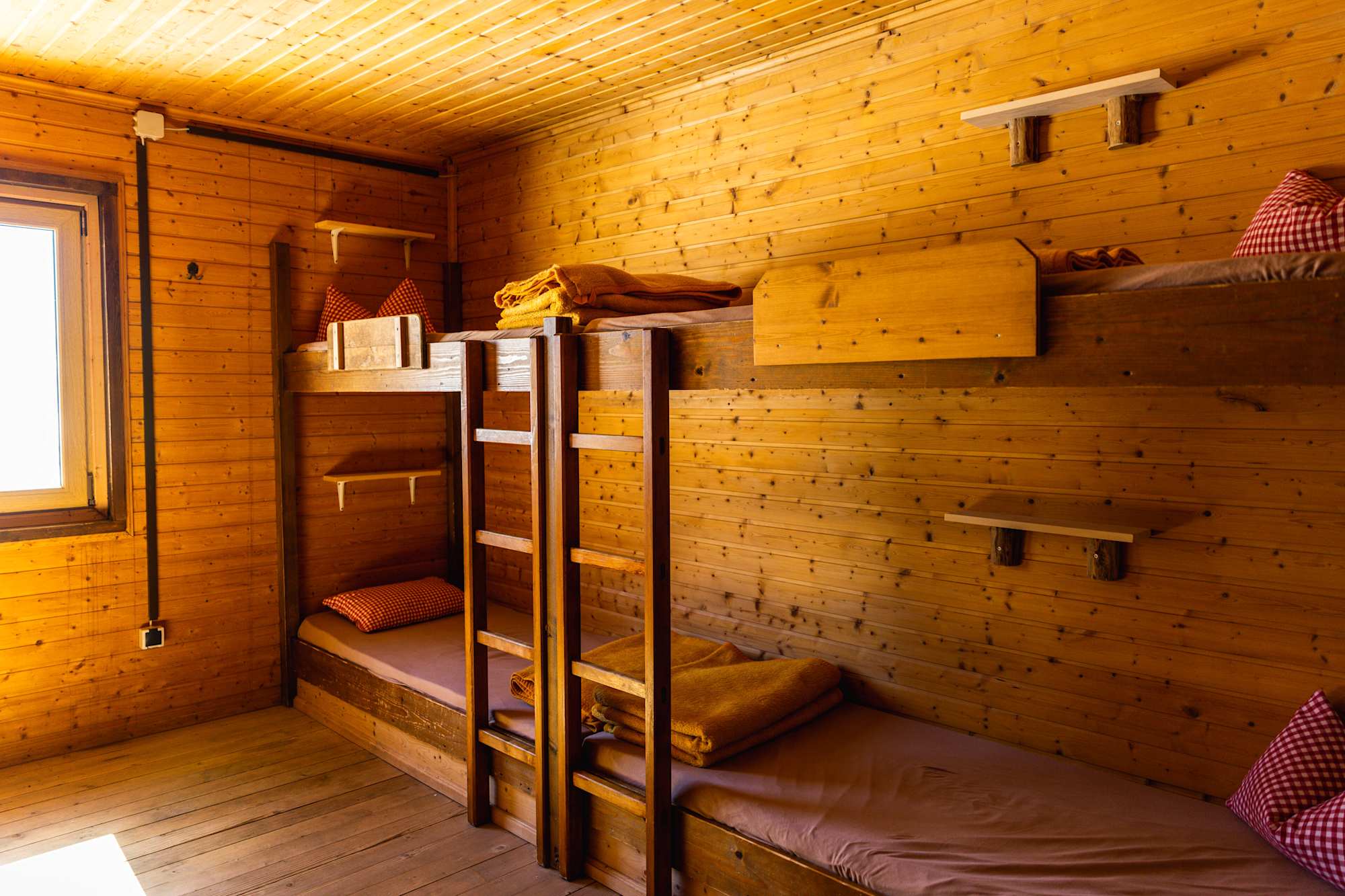 Bettenlager in der Eisseehütte