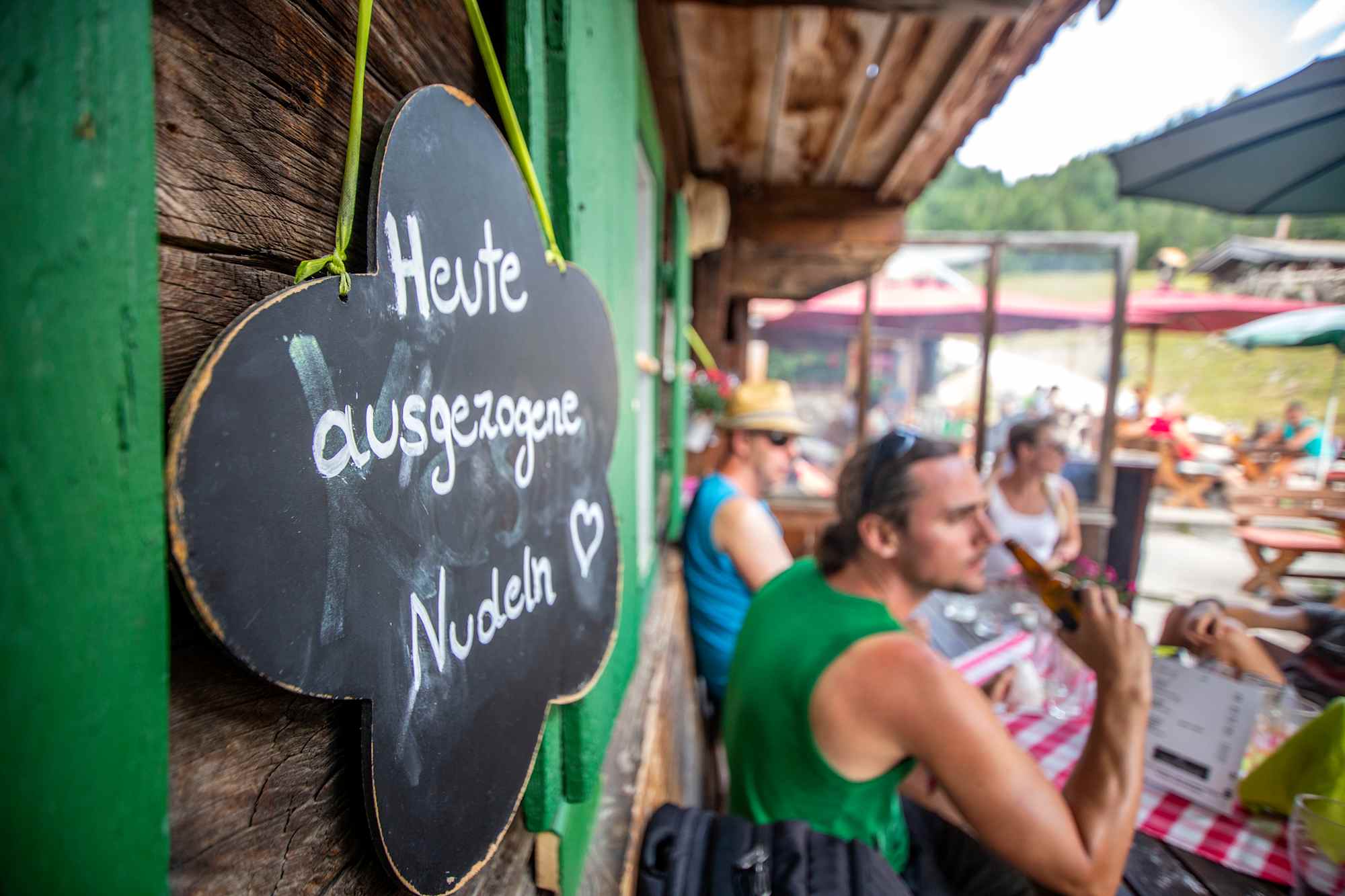 Terrasse der Stöfflhütte