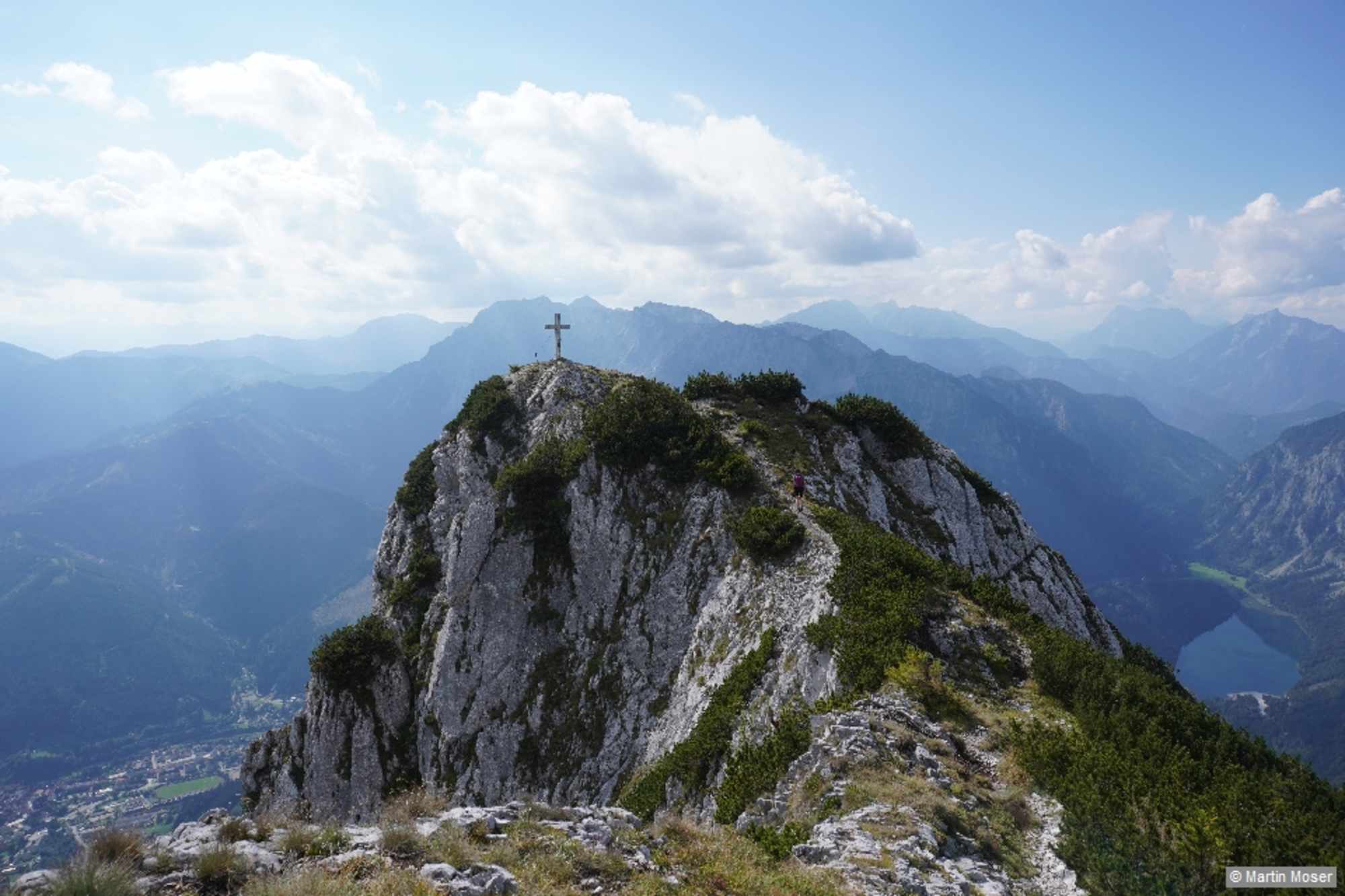 Pfaffenstein: links Eisenerz, rechts Leopoldsteinersee.