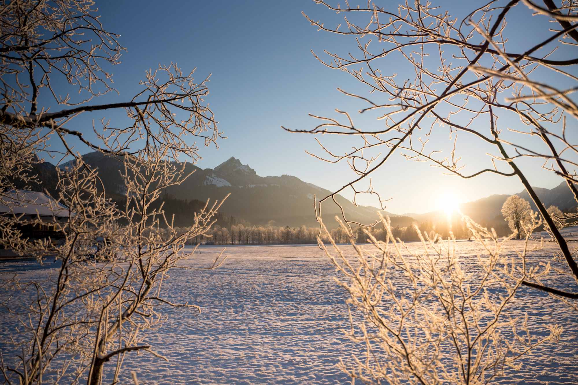 Winterwandern mit dem Wendelstein im Blick