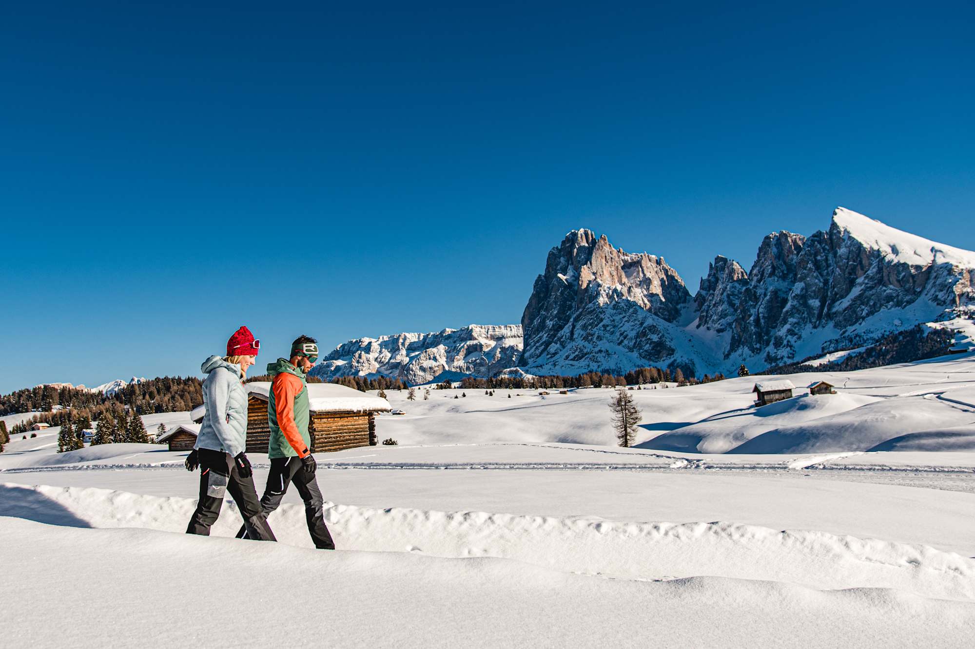 Winterwandern auf der Seiser Alm