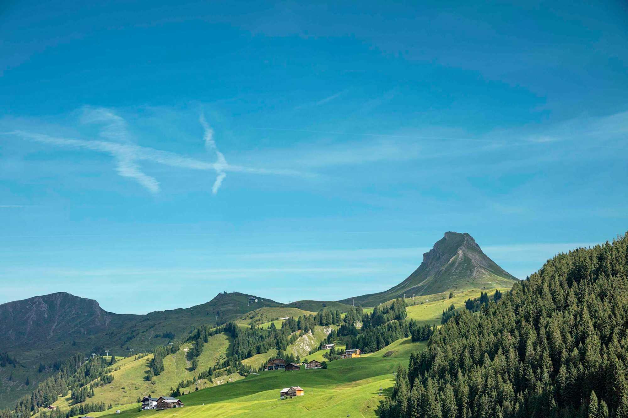 Damüls mit Mittagsspitze
