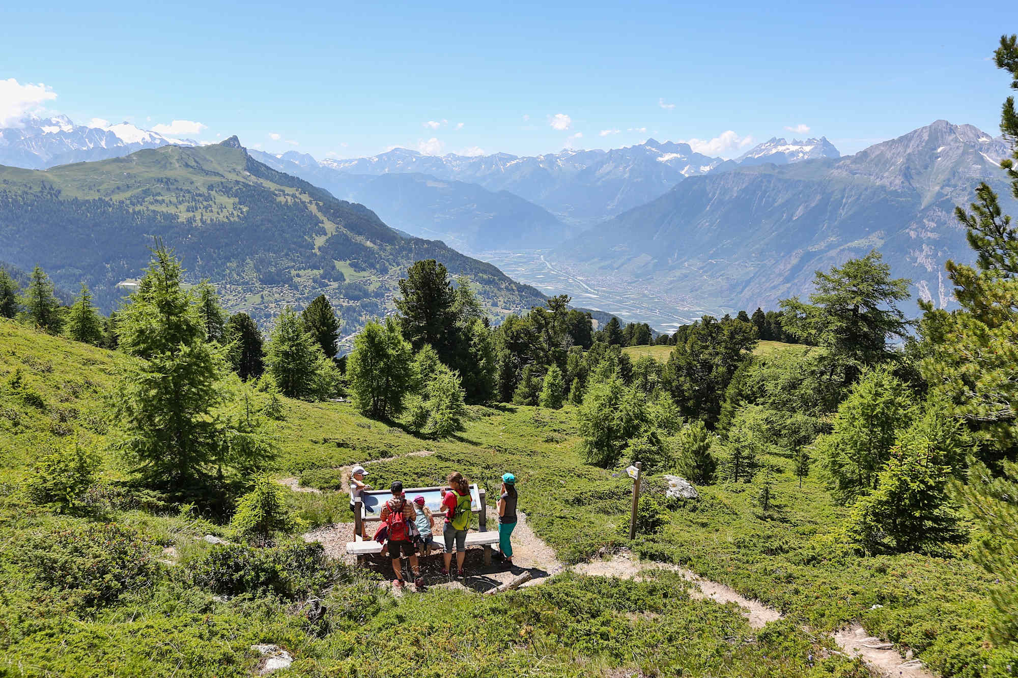 Auf dem Panoramaweg in Nendaz