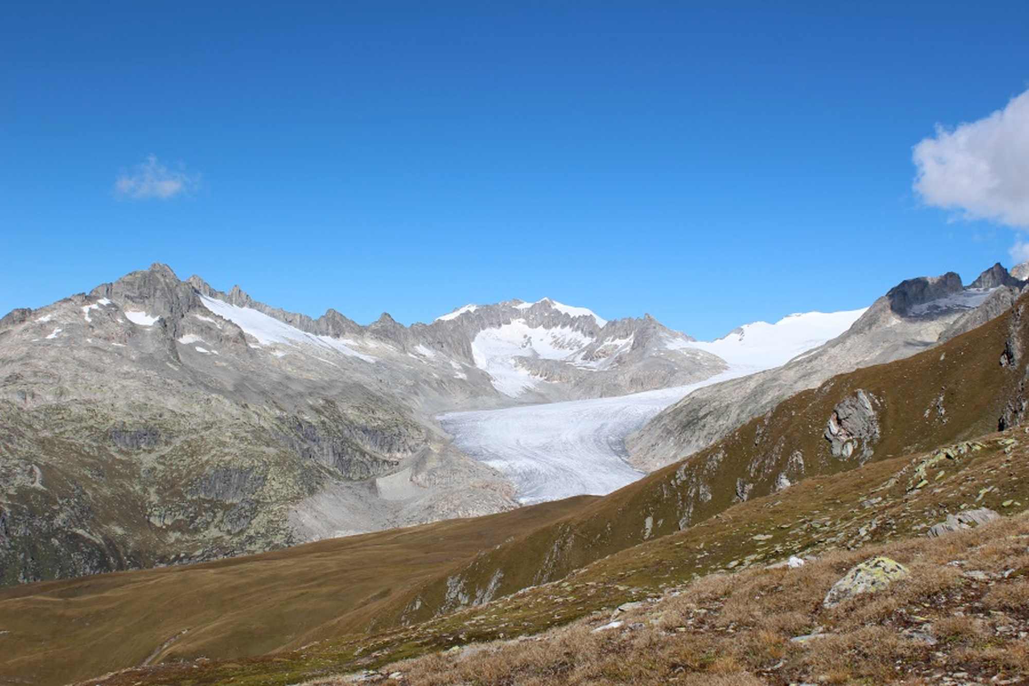 Blick auf den Rhonengletscher