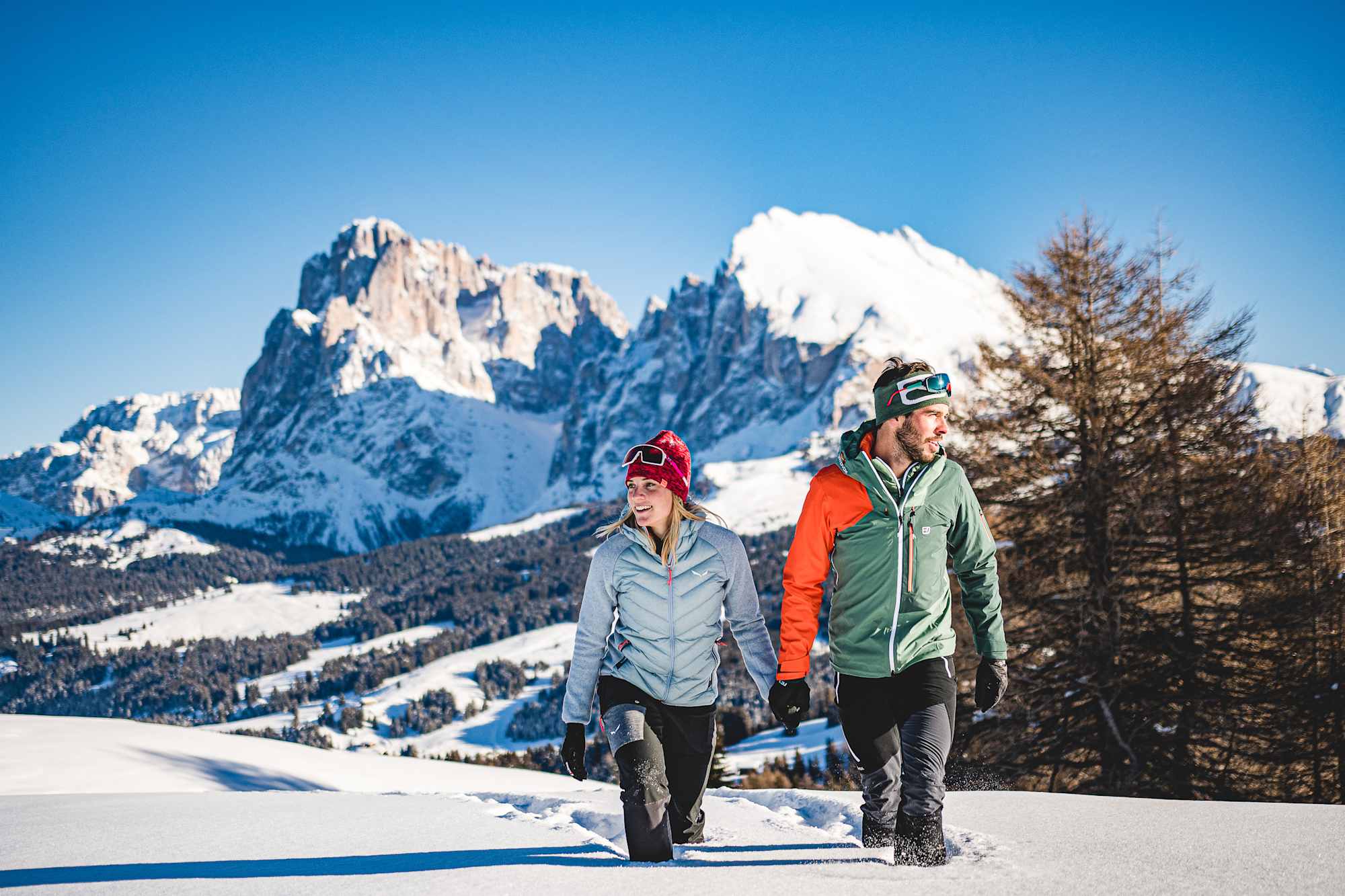 Winterwandern auf der Seiser Alm