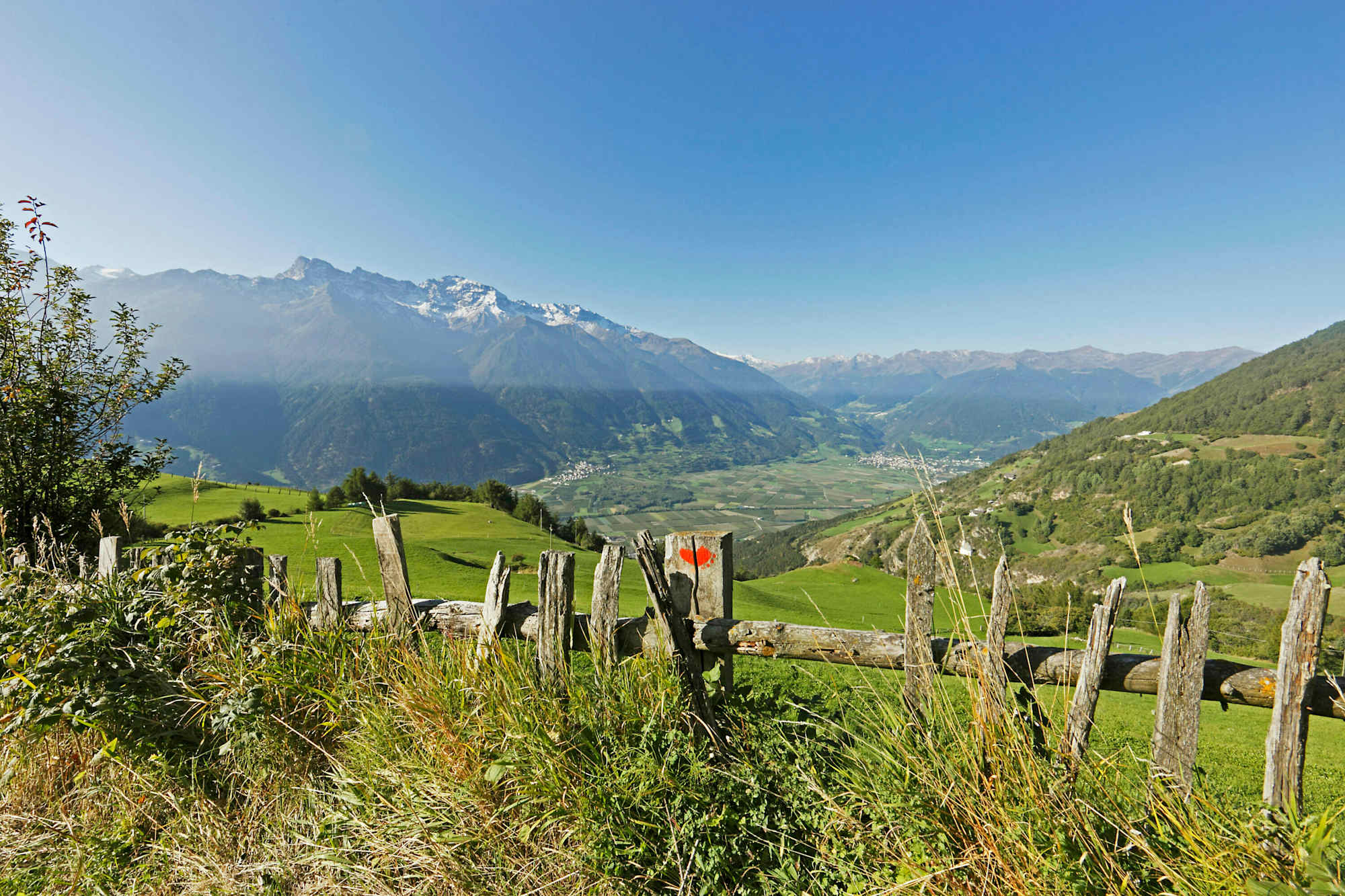 Ausblick in den oberen Vinschgau