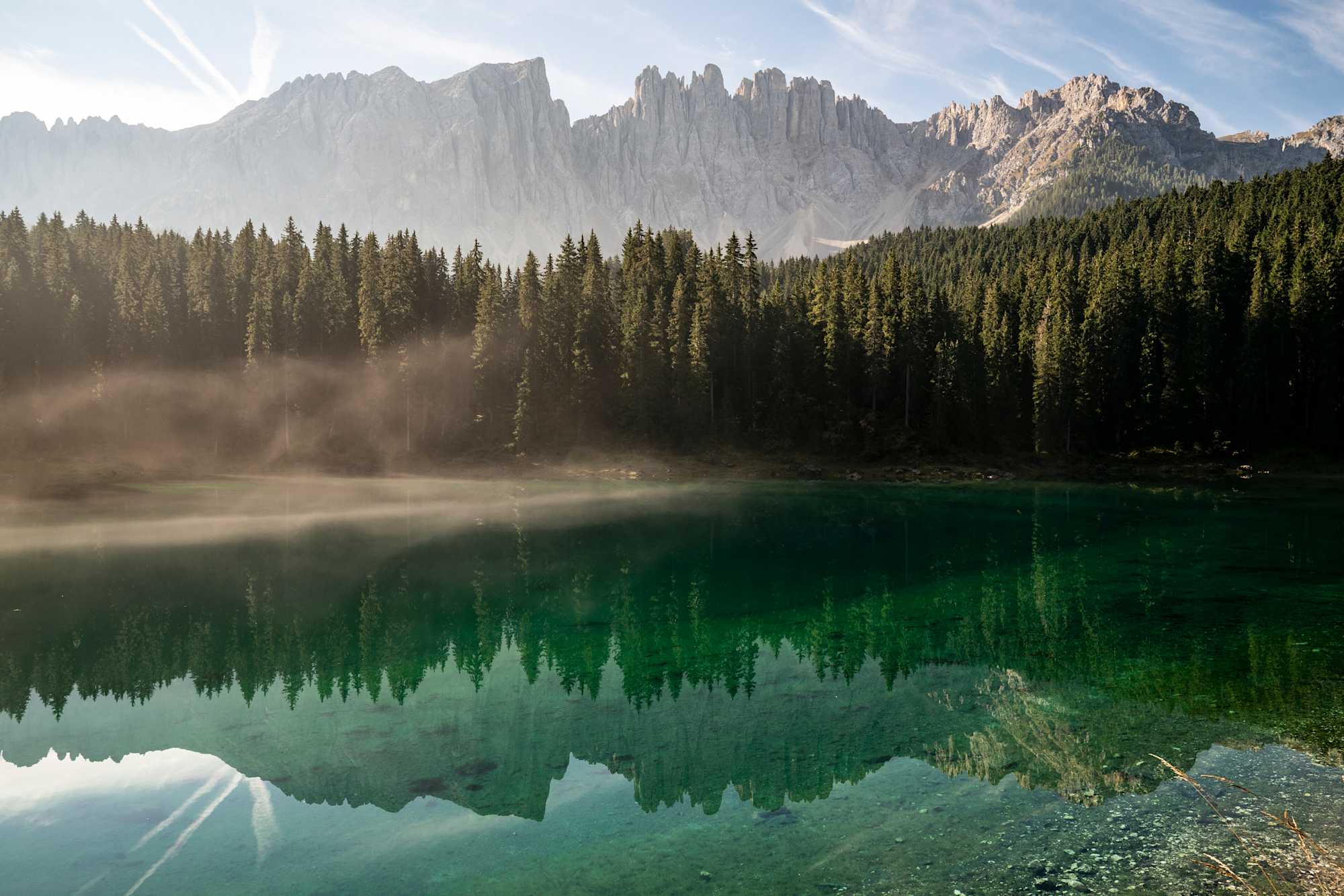 Karersee und Latemar