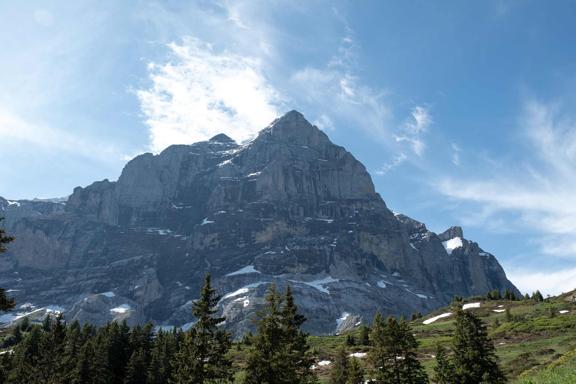 Das Wetterhorn in den Berner Alpen