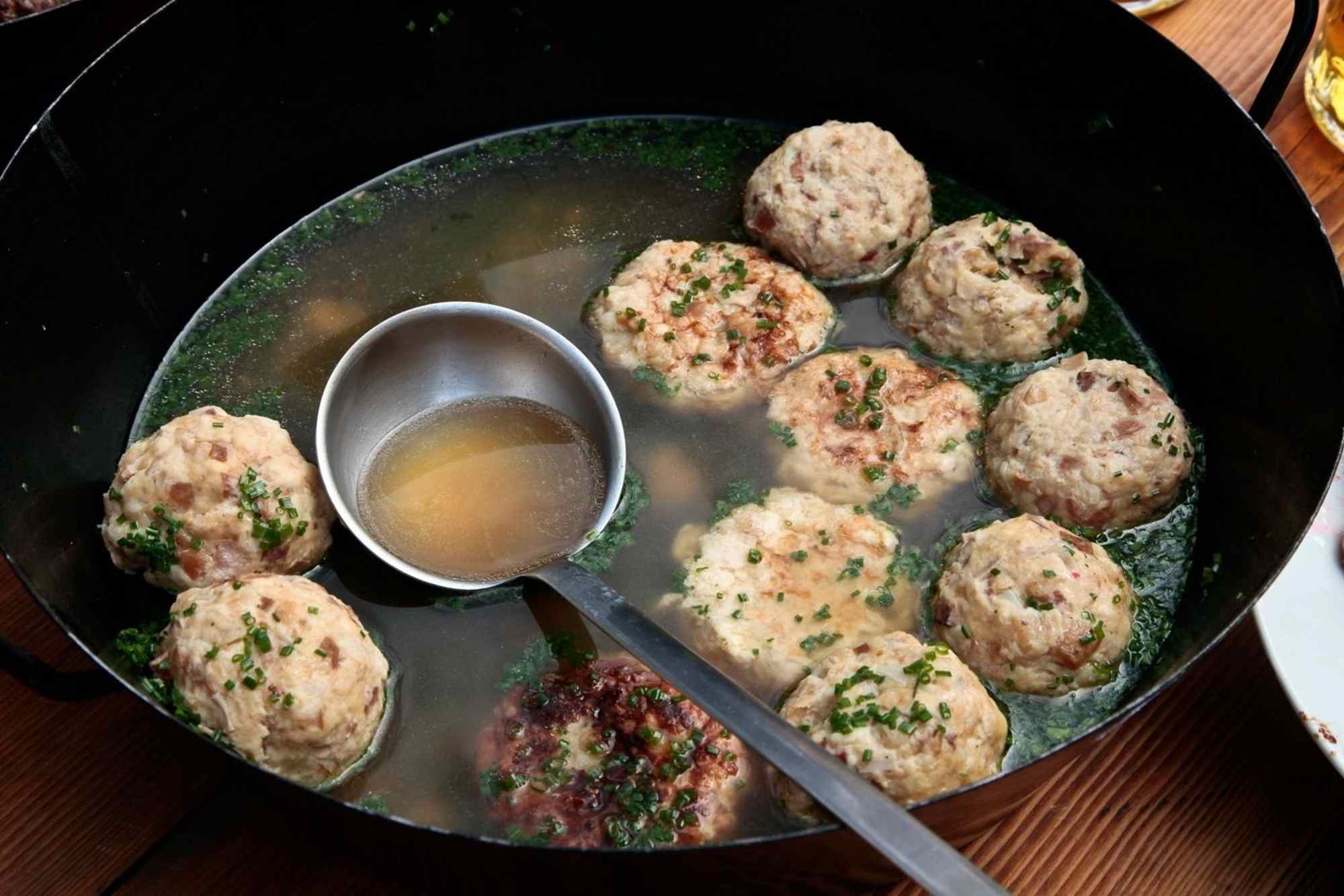 Bioknödel nach Omas Rezept auf der Jagglalm