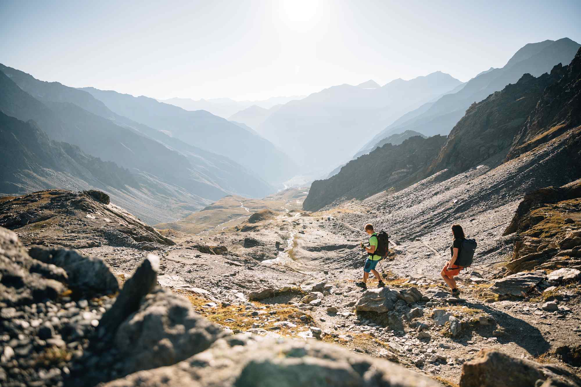 Am Weg Richtung Stettiner Hütte
