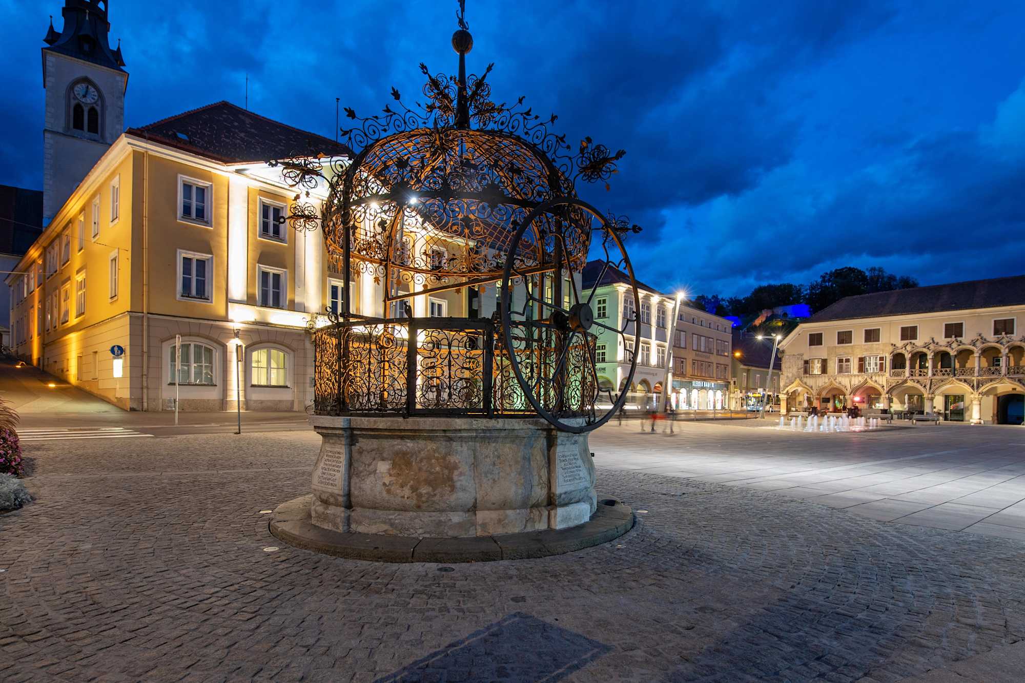 Der Hauptplatz in Bruck