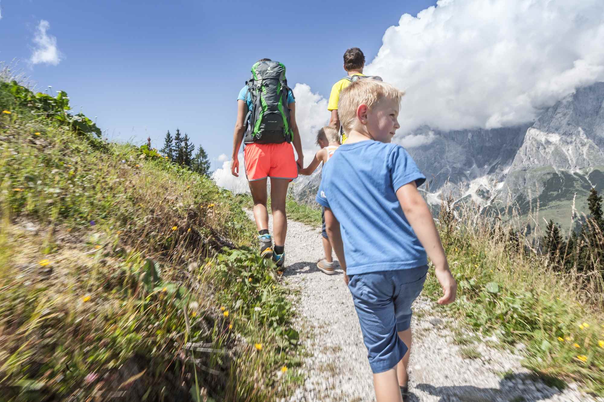 Familienwanderung