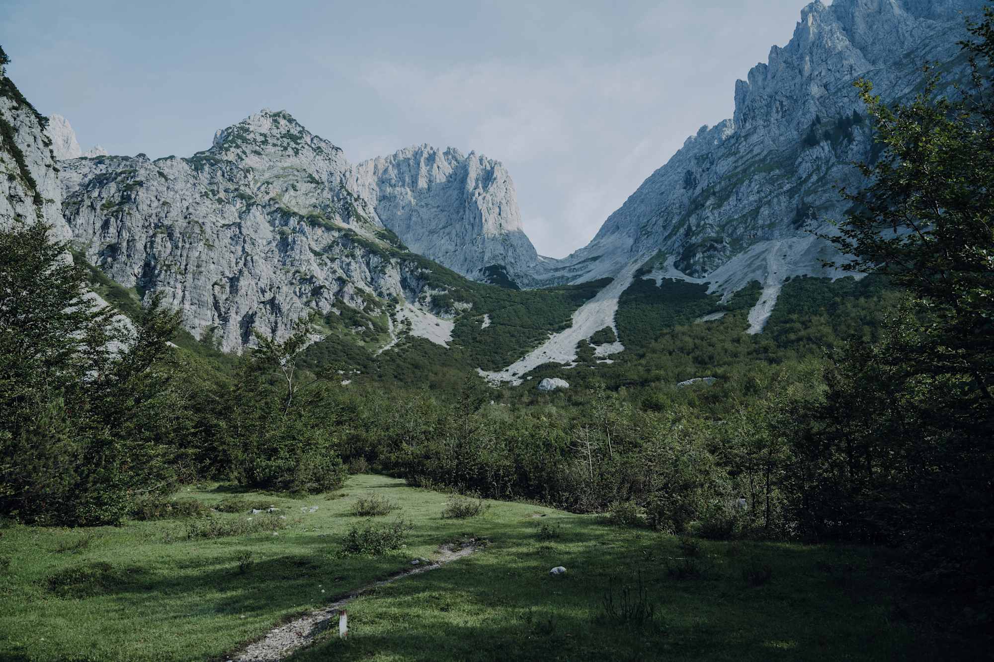Wanderung von der Wochenbrunneralm zum Einstieg des Klamml-Klettersteigs