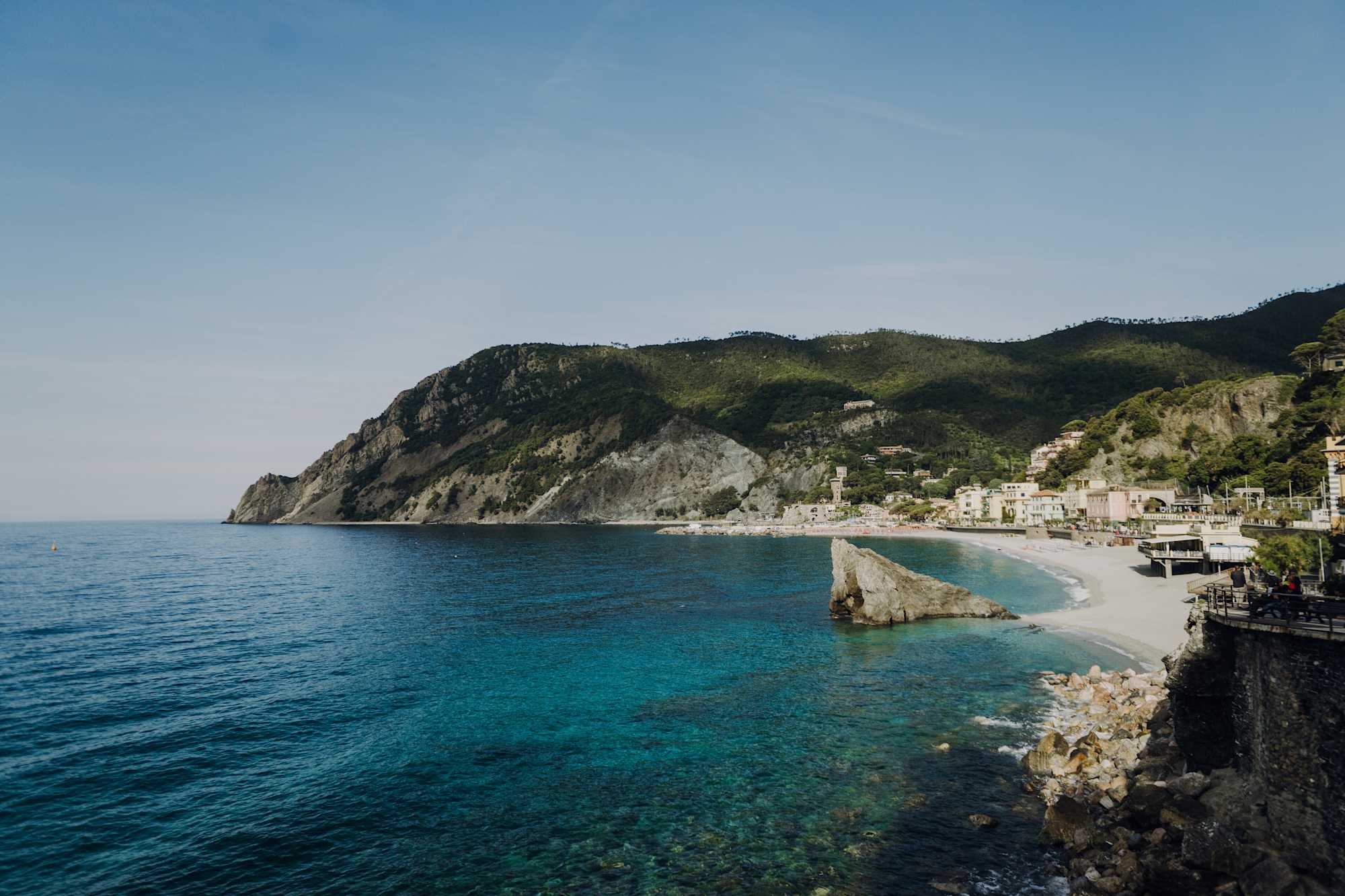 Strand in Monterosso al Mare