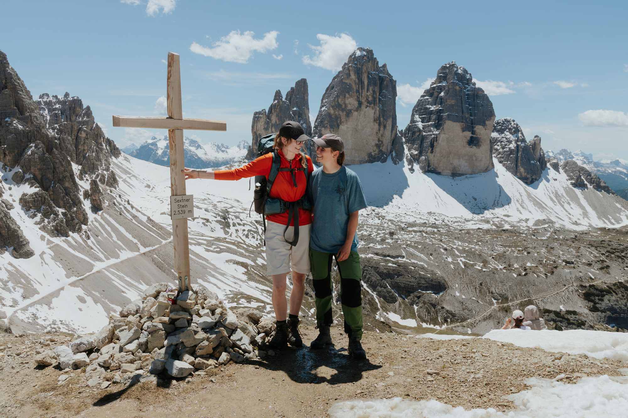 Am Sextner Stein vor dem Drei Zinnen