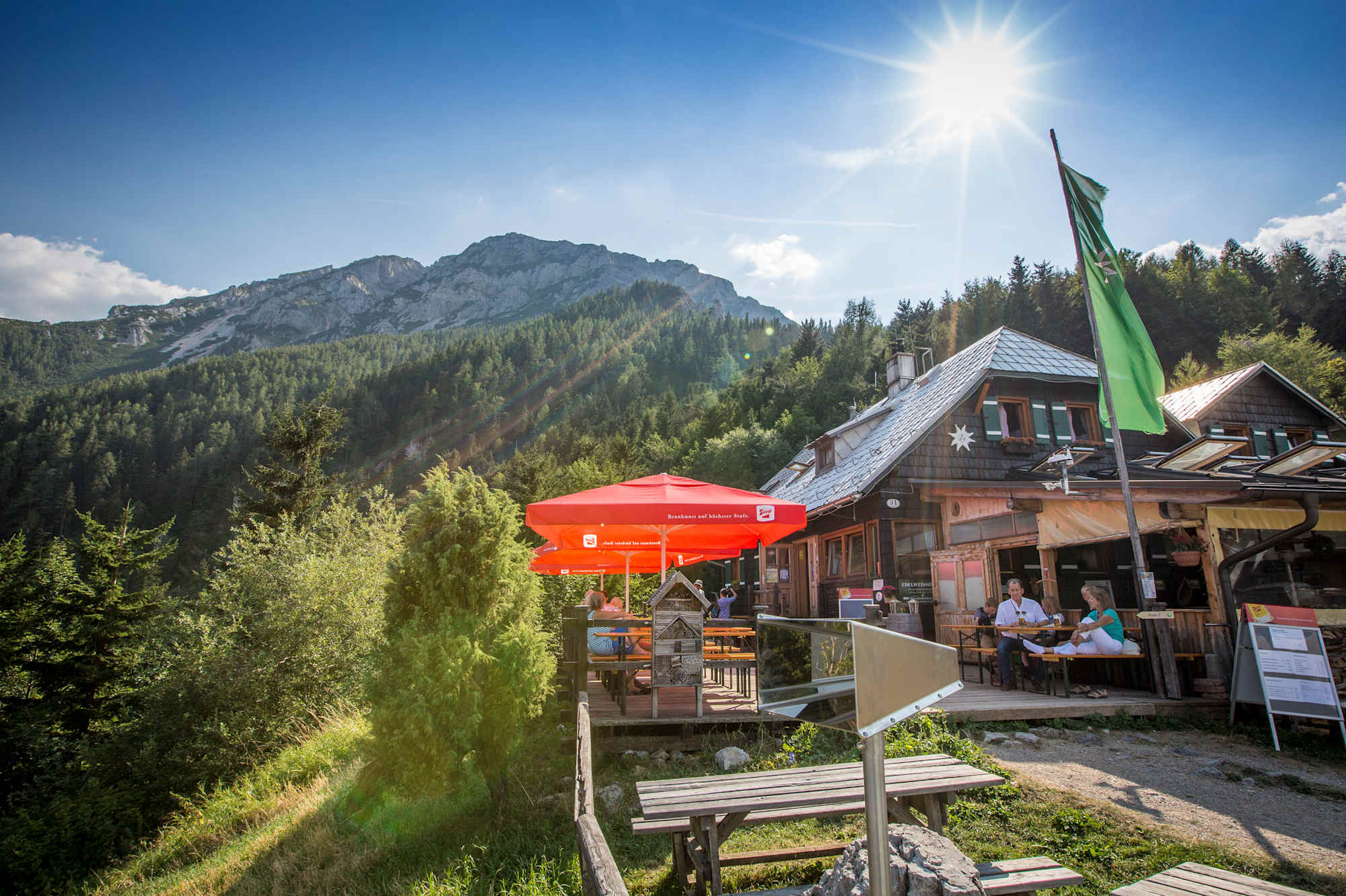 Blick von der Edelweißhütte