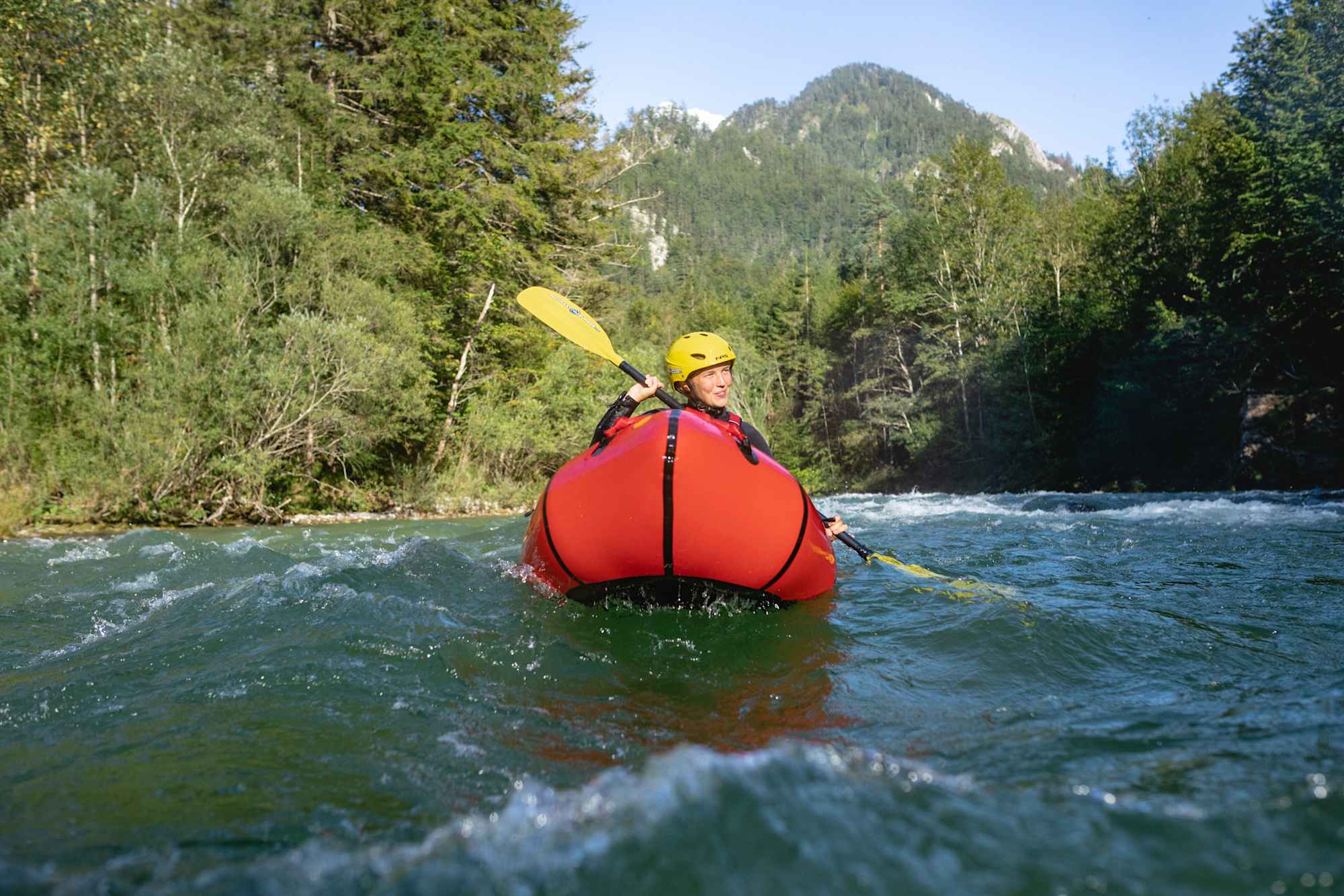 Packrafting auf der Salza