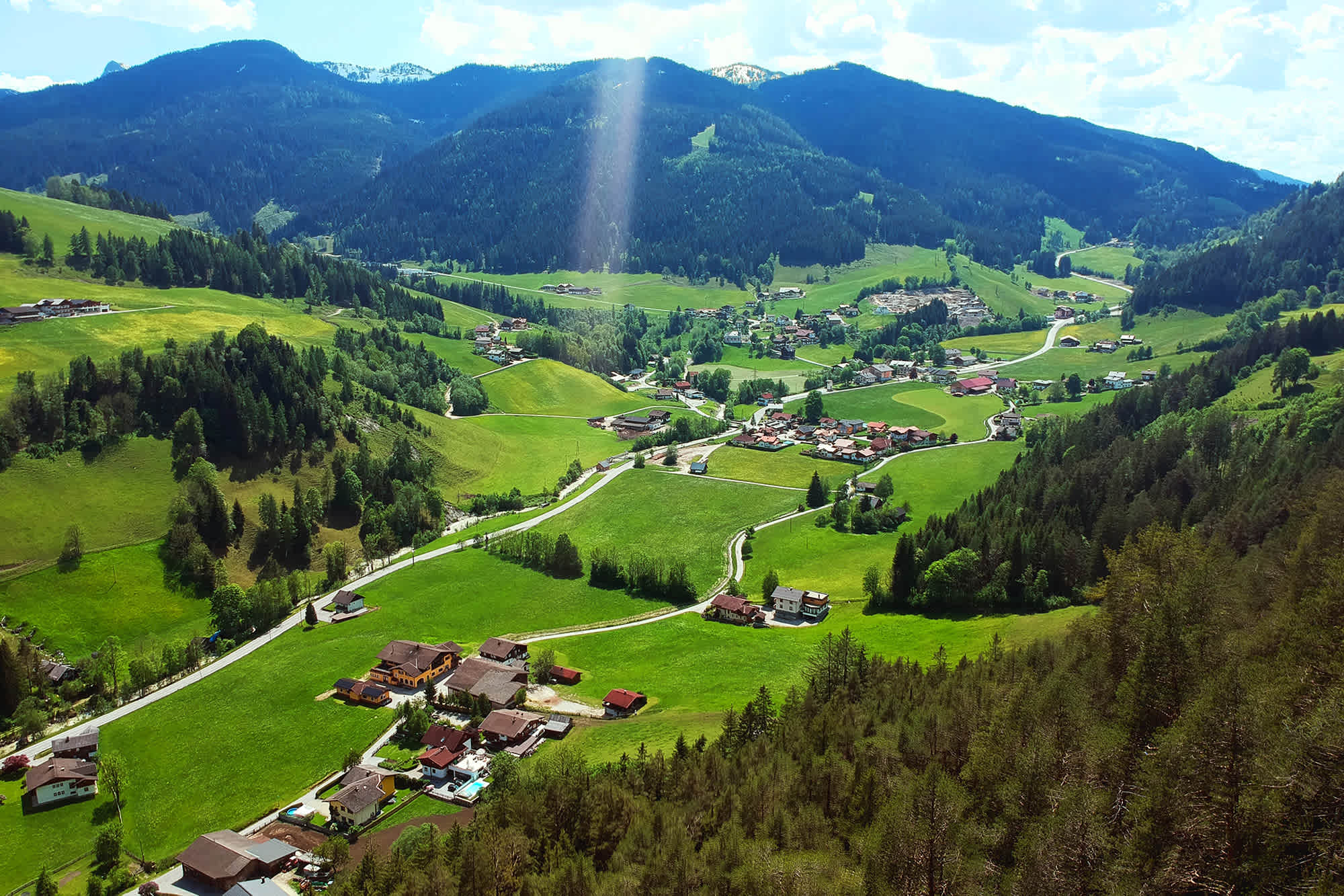 Blick auf Forstau