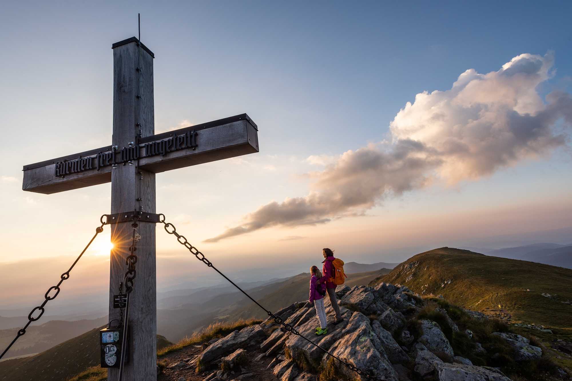 Gipfelkreuz am Großen Speikkogel