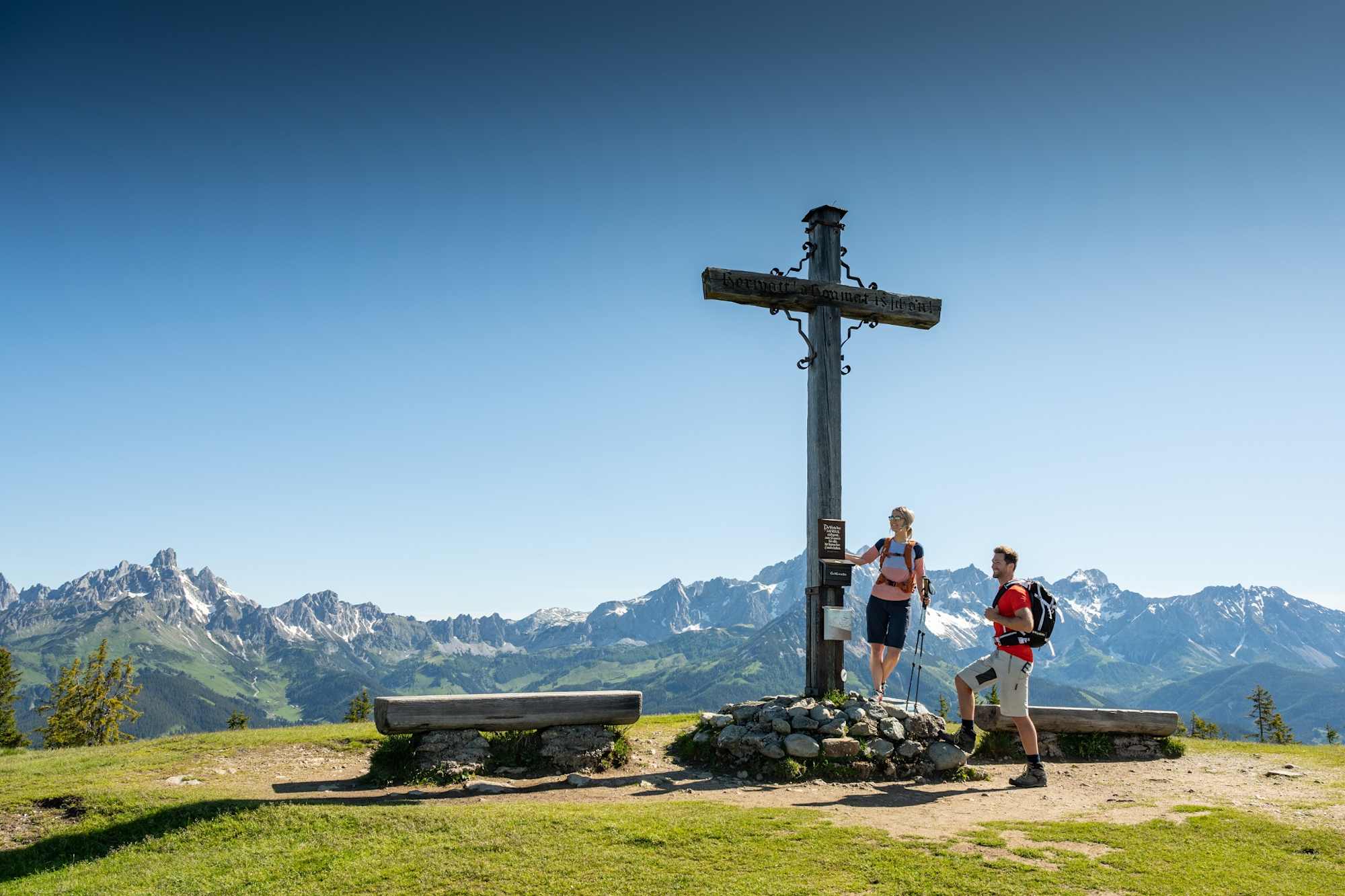Gipfelkreuz am aussichtsreichen Rossbrand
