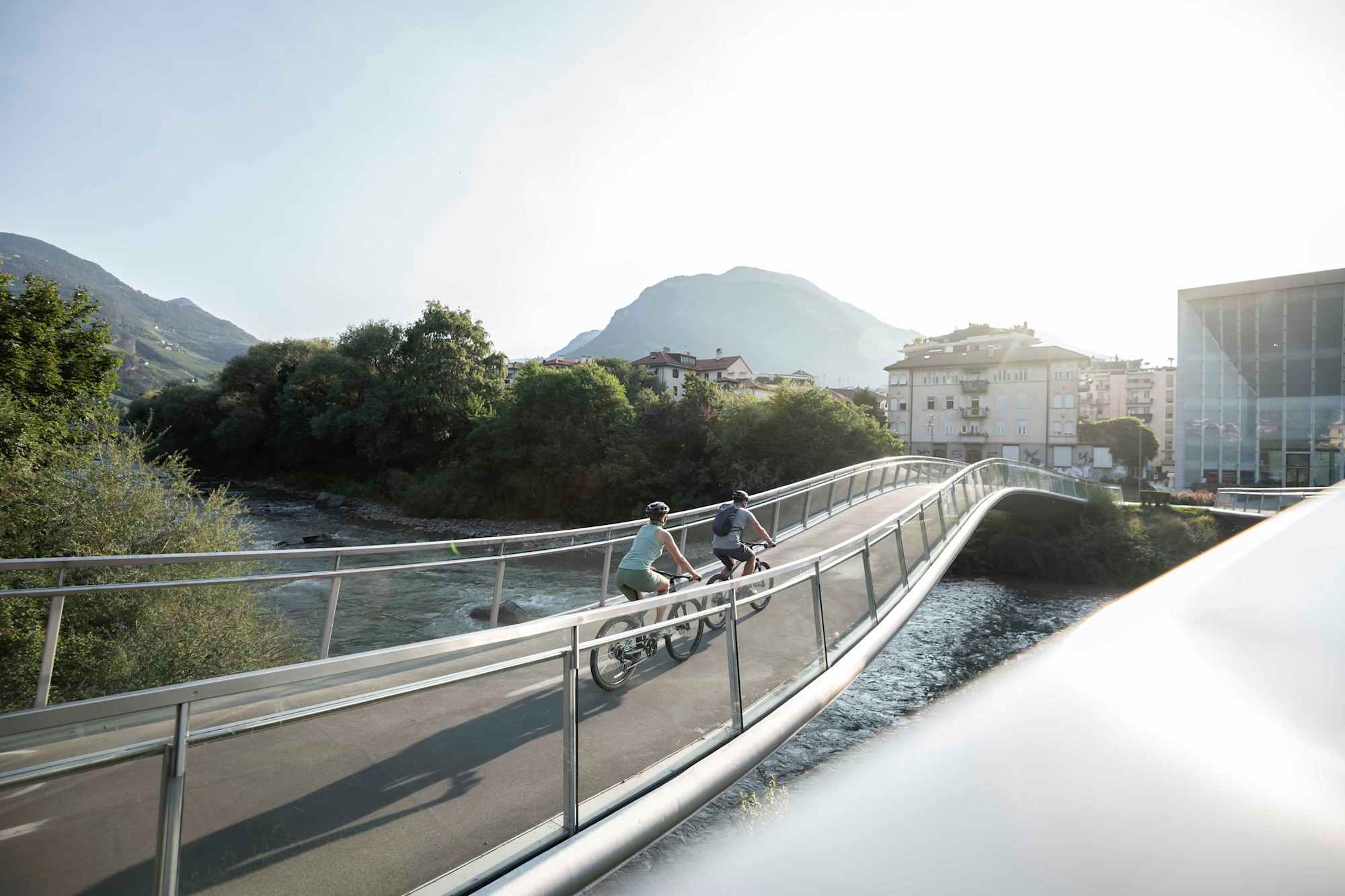Gravel-Bike Südtirol - Über die Etsch in Bozen