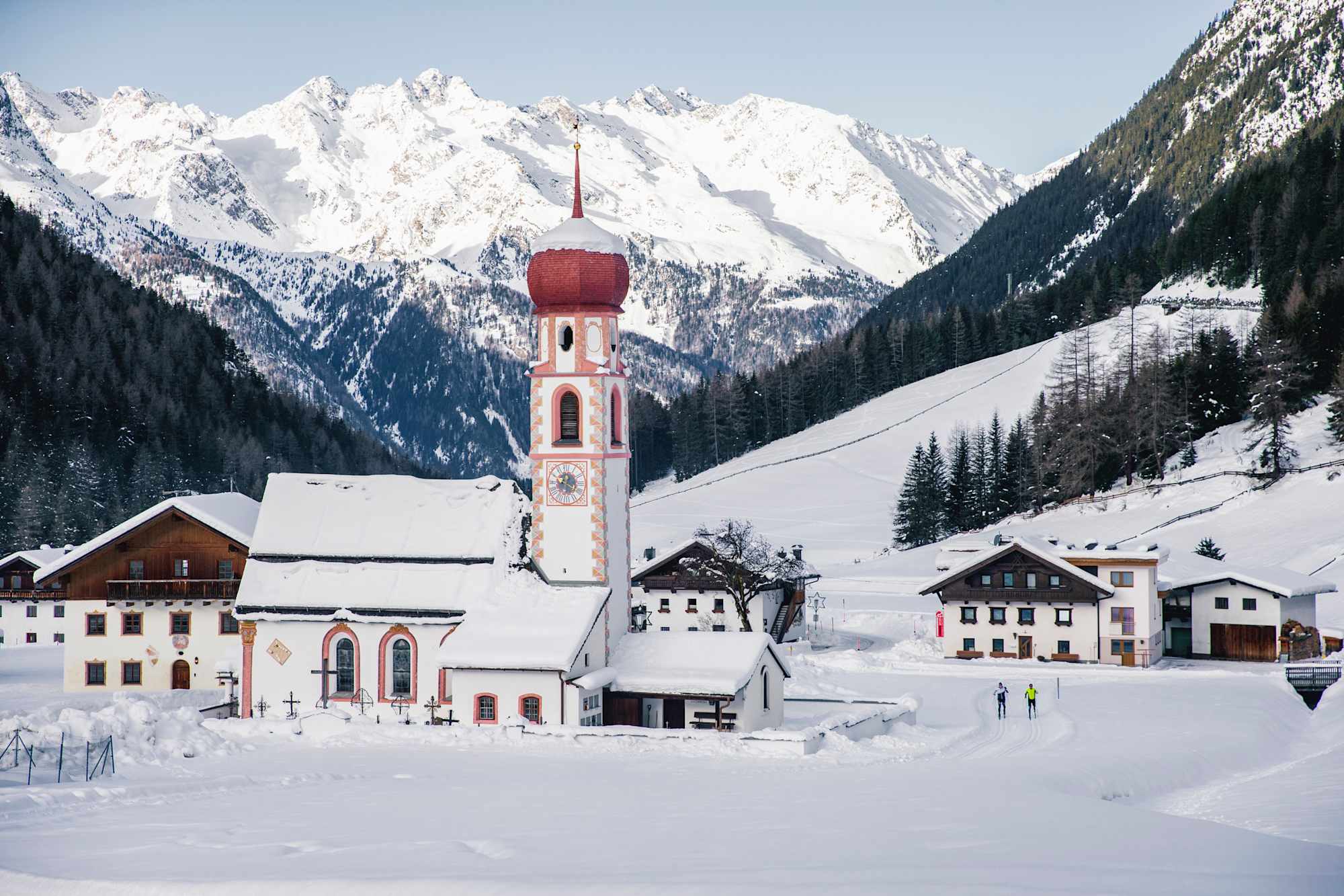Höhenloipe in Gries