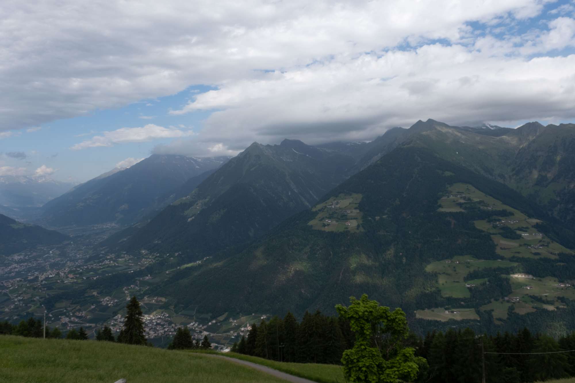 Ausblick von der Taser Alm