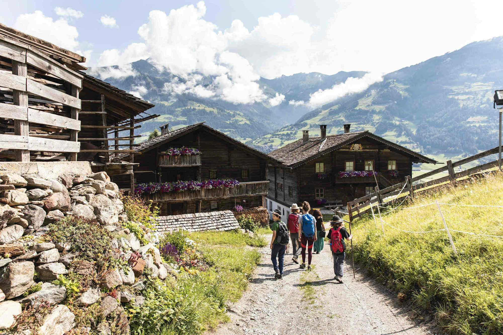 Wunderschöne alte Bauernhöfe in Prägraten am Großvenediger