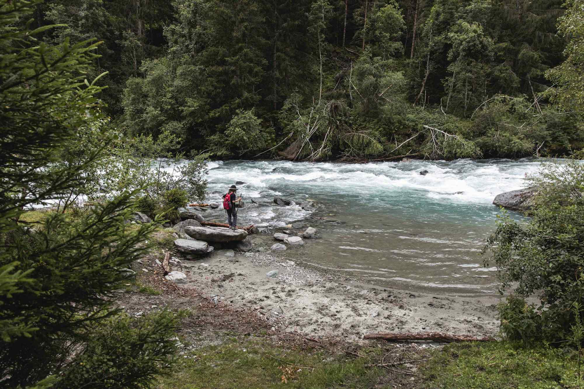 Im Virgental ist die Isel ein echter Wildfluss