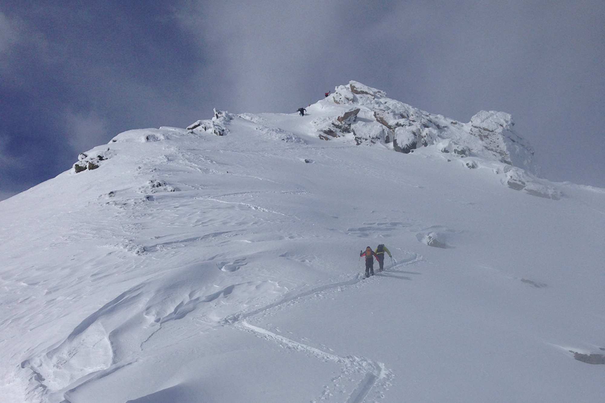 Die letzten Meter auf den Gipfel der Lackenspitze