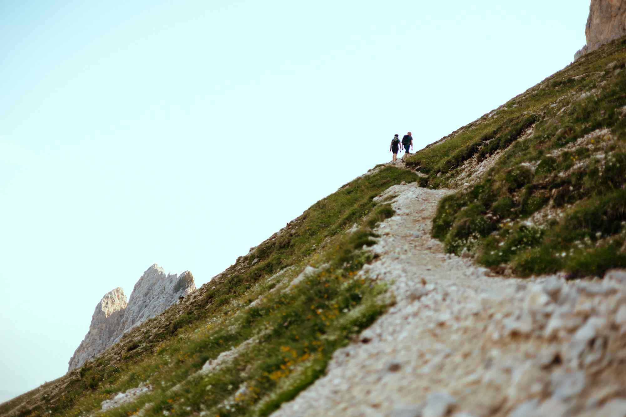 Auf dem Weg zur Latemarhütte
