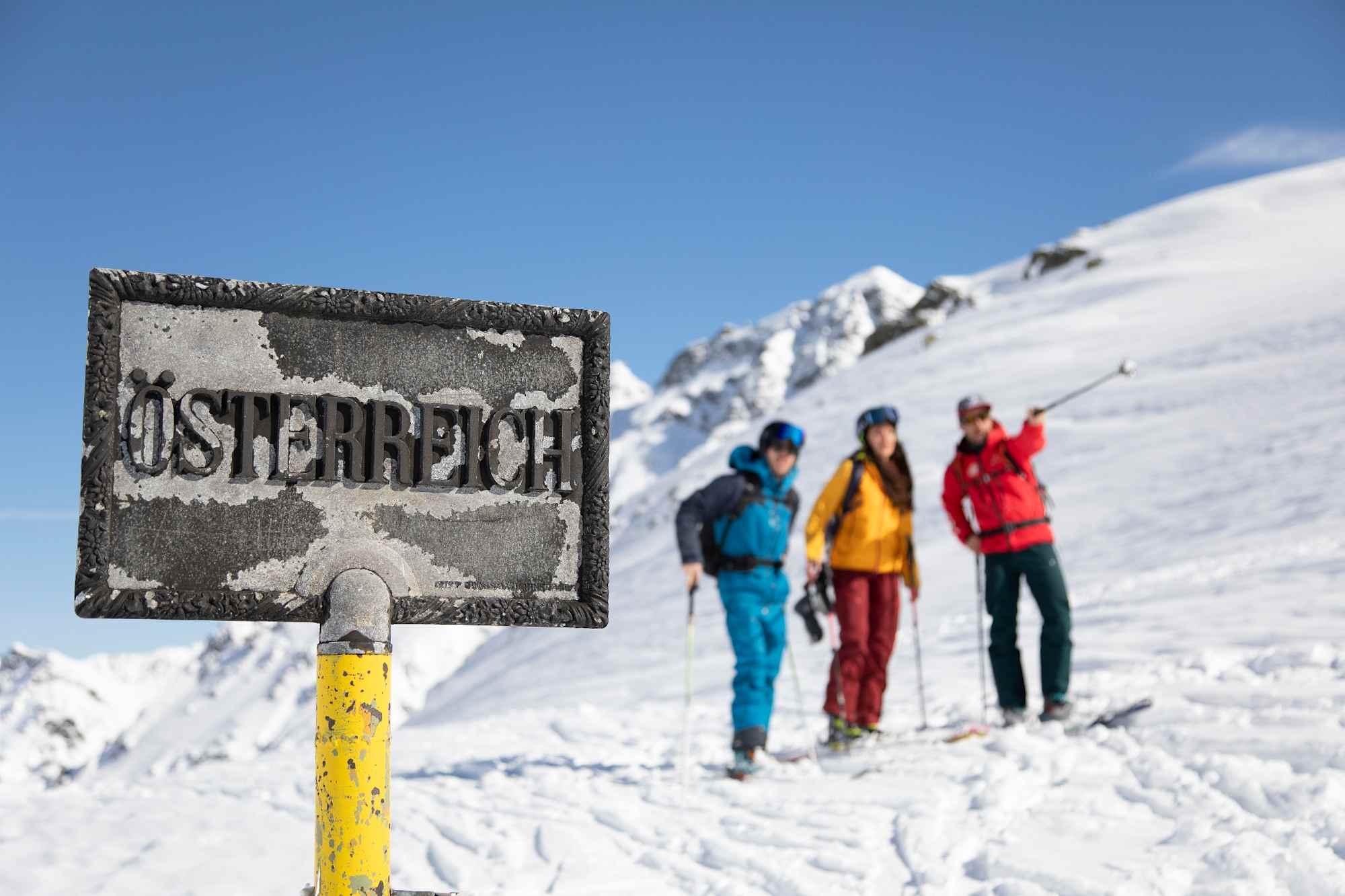 Die Madrisa Rundtour führt über die Grenze nach Österreich.