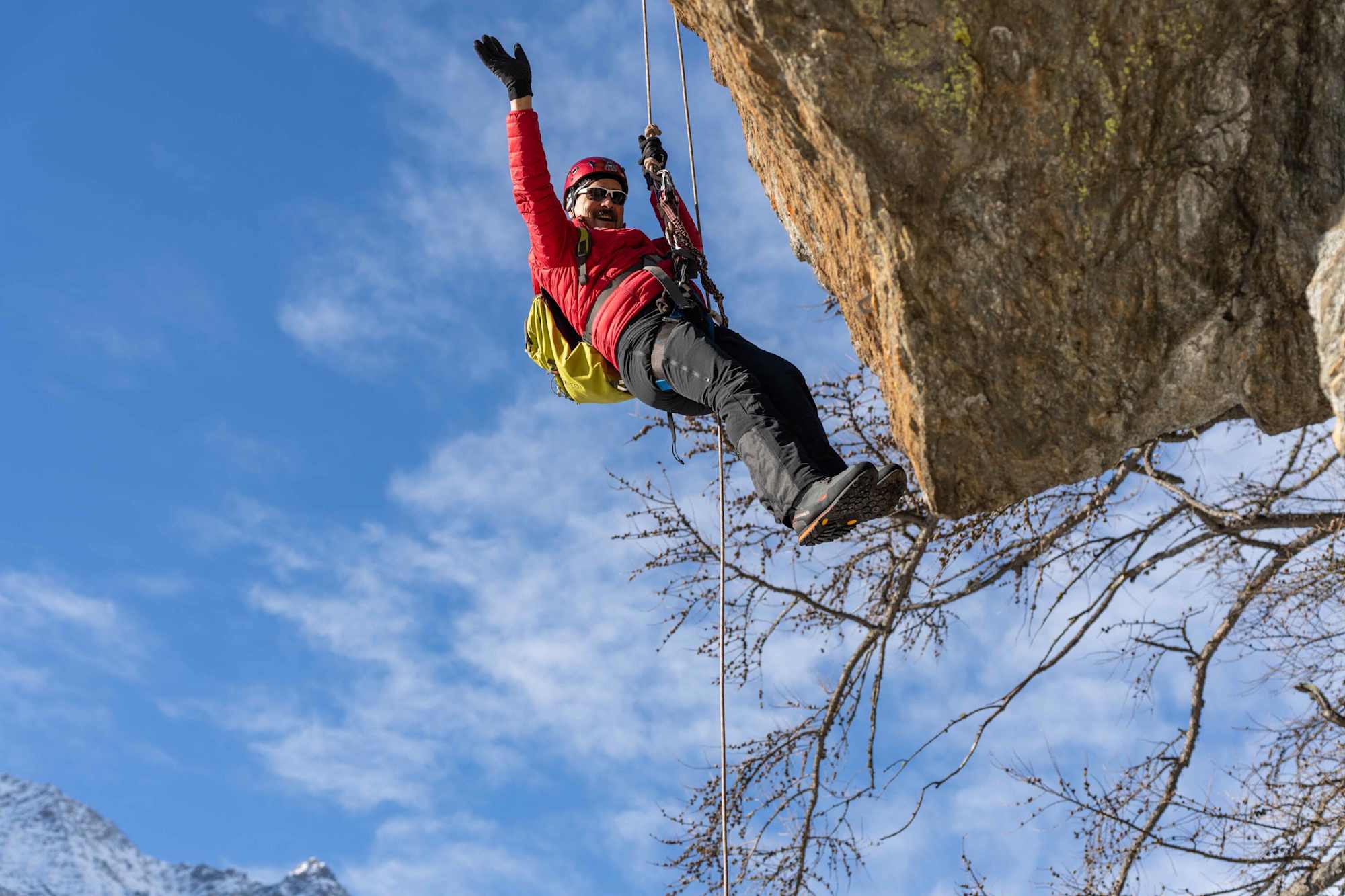 Luftig - der Mini-Klettersteig Saas-Grund im Wallis