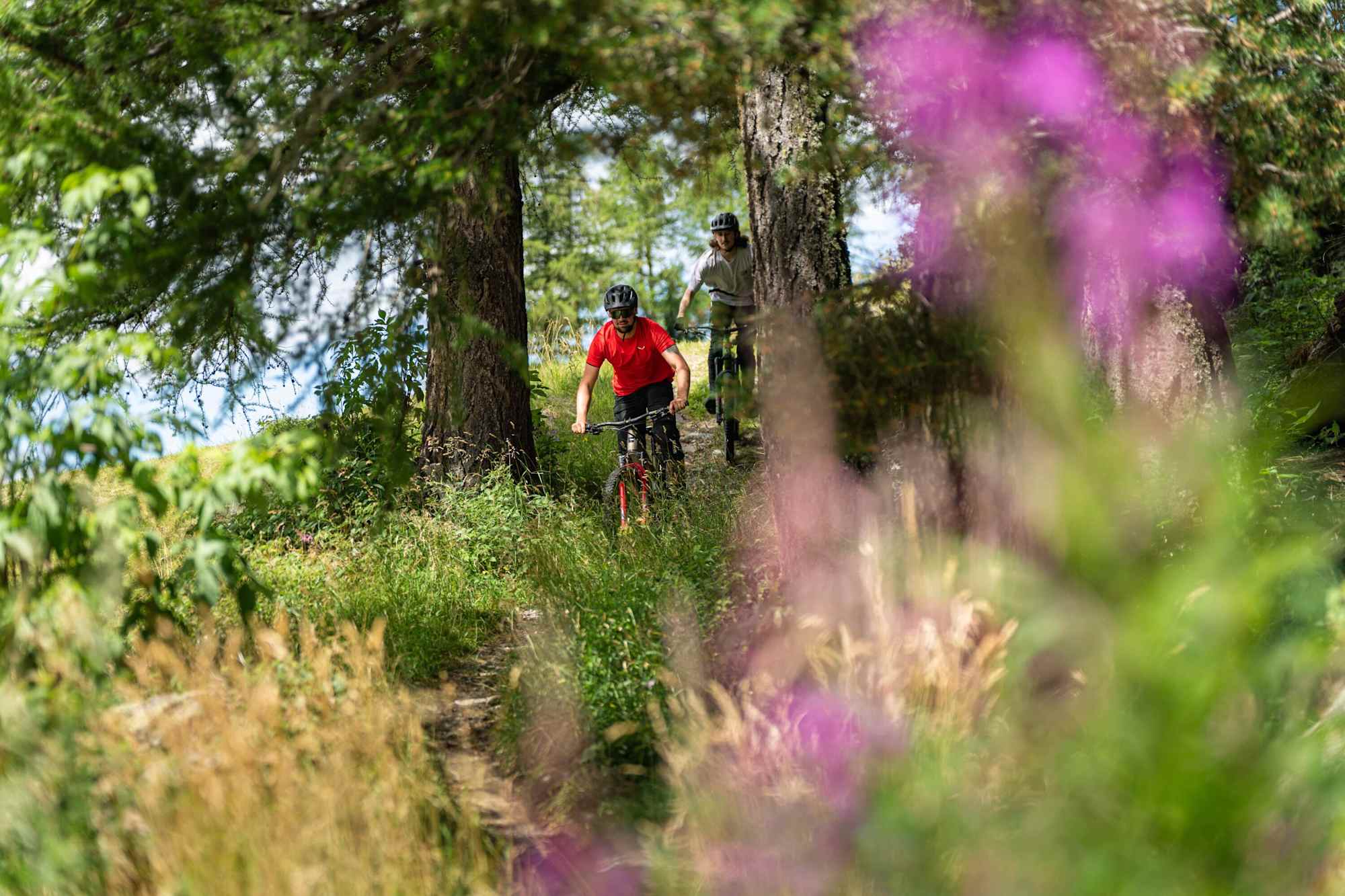 Mit dem Bike durch das Saastal