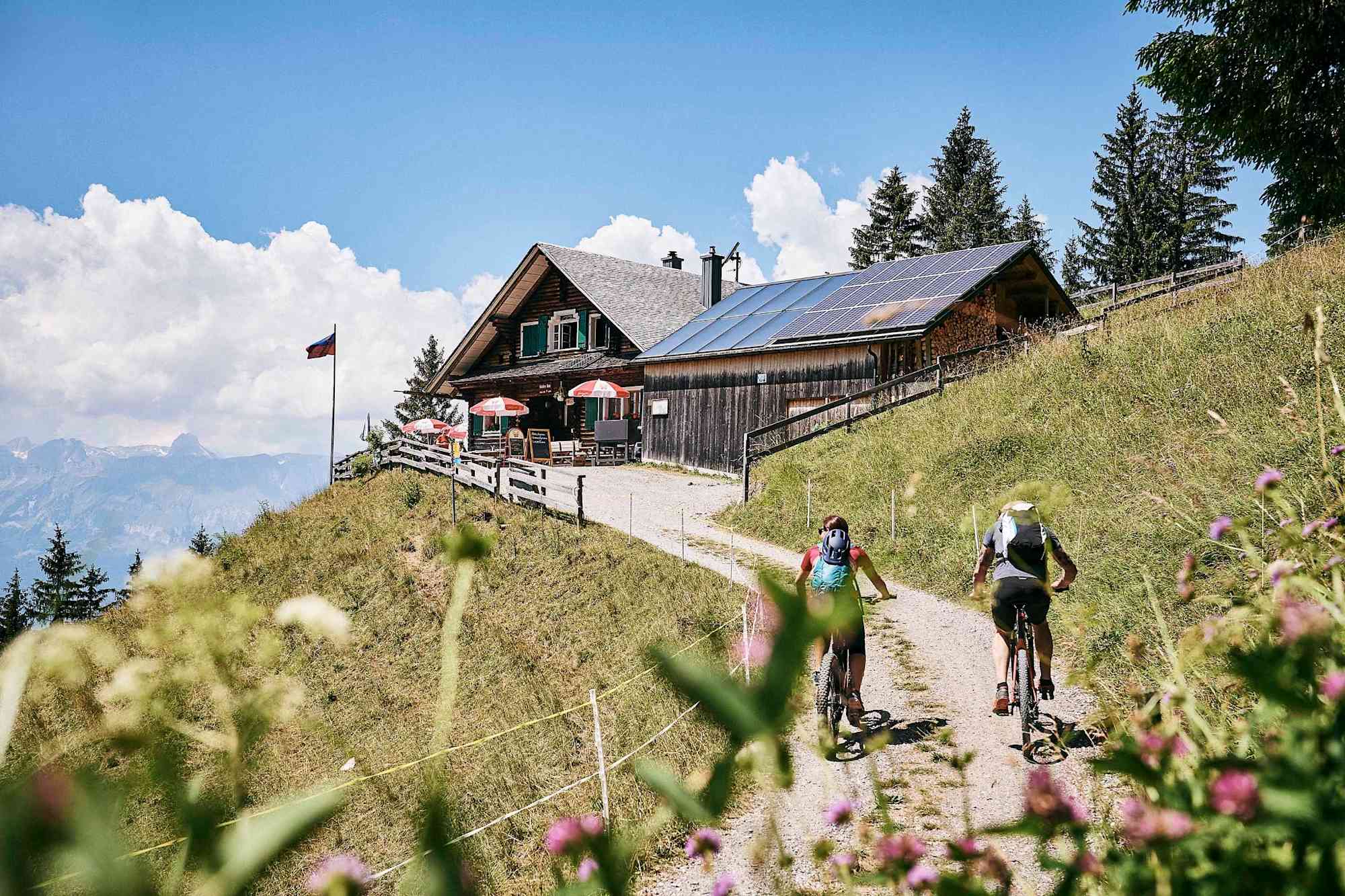 Gafadurahütte 1428 Meter über Meer