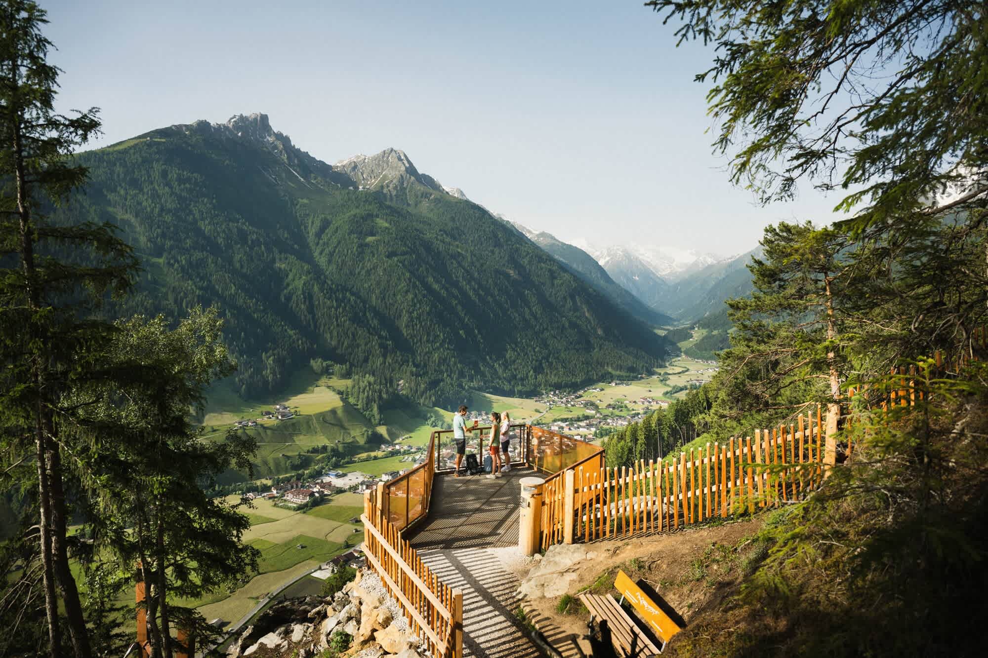 Naturschauplatz Neustiftblick im Stubaital