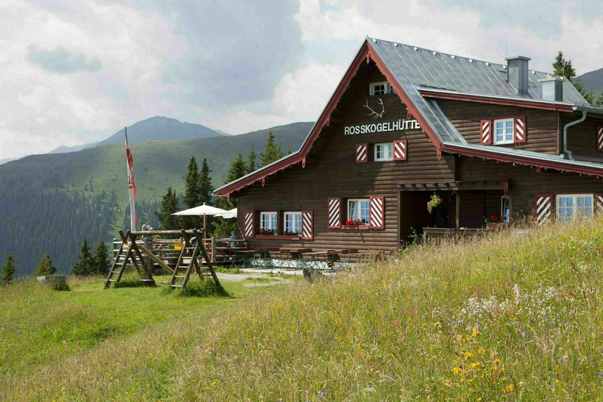 Die Rosskogelhütte ist eine sehr kinderfreundliche Hütte. 