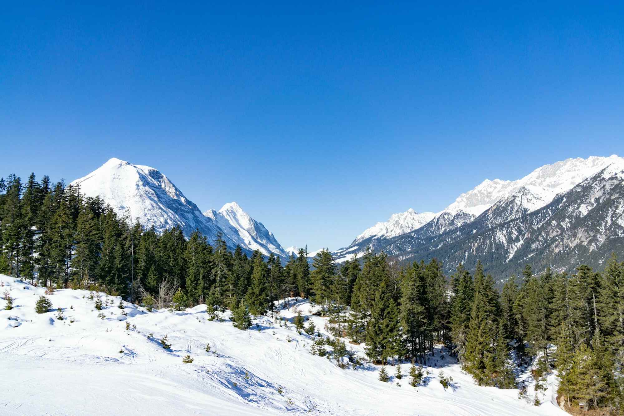 Panorama vom Katzenkopf in der Leutasch